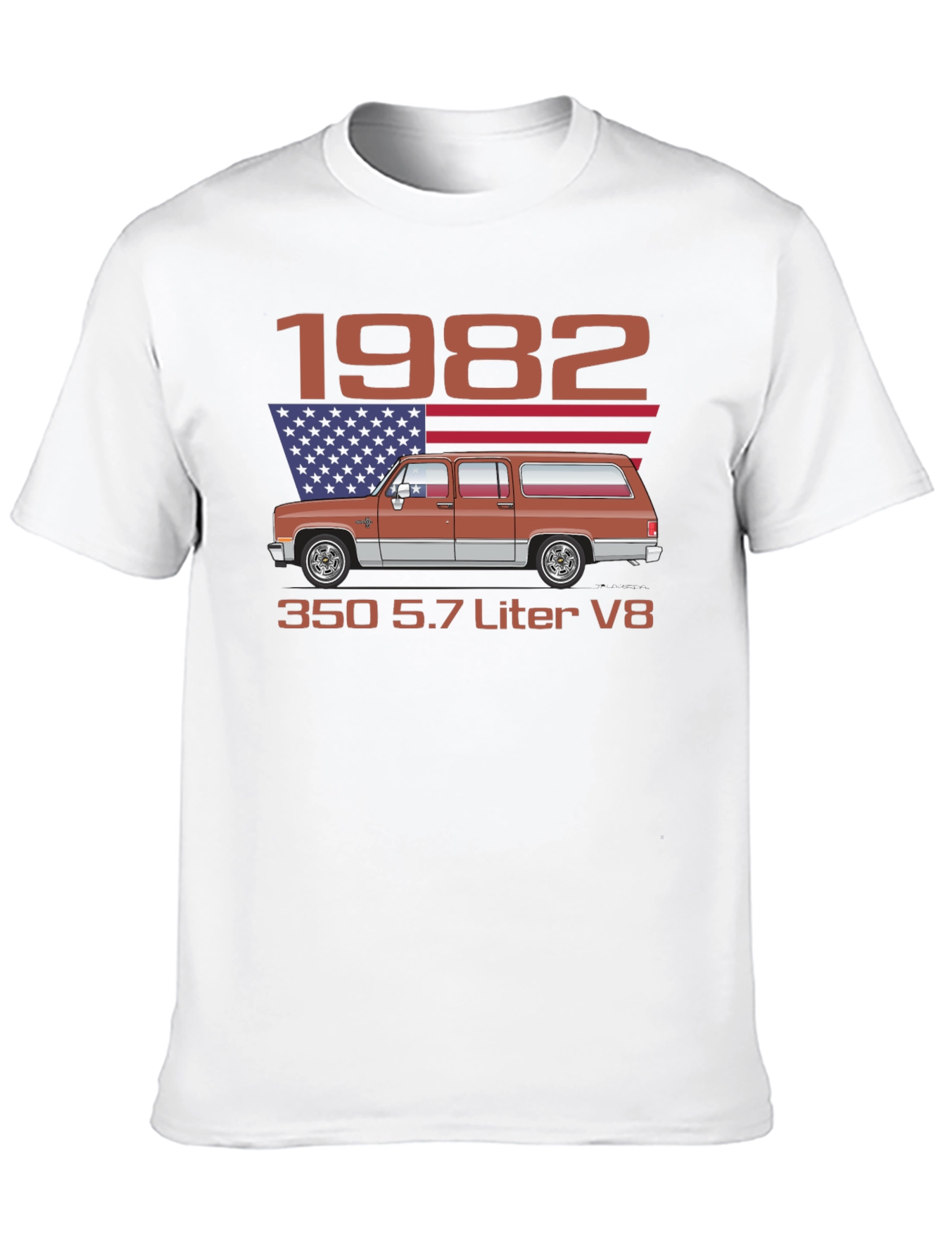 Black 1982 Truck T-Shirt view 10