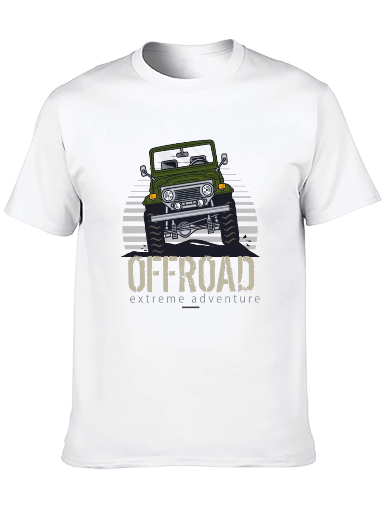 Black Off Road Extreme Adventure Graphic T-Shirt view 10