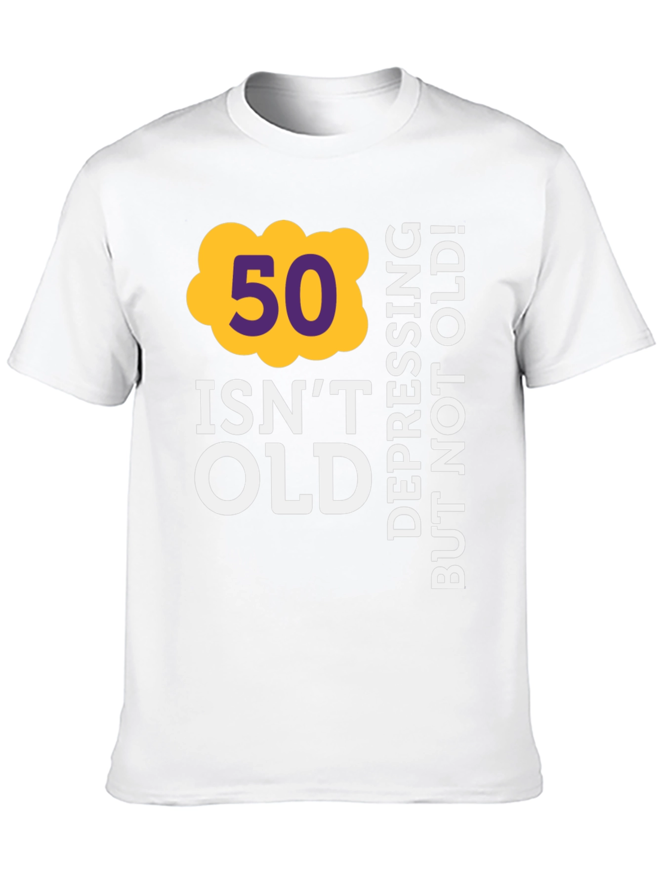 Black Funny 50th Birthday T-Shirt - Not Old! view 10