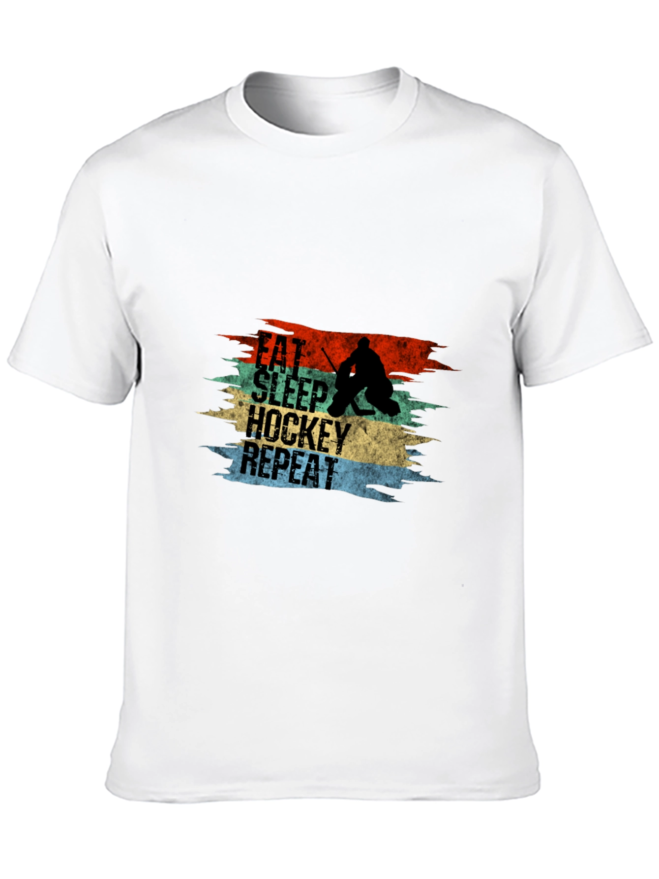 Eat Sleep Hockey Repeat Graphic Tee - 10
