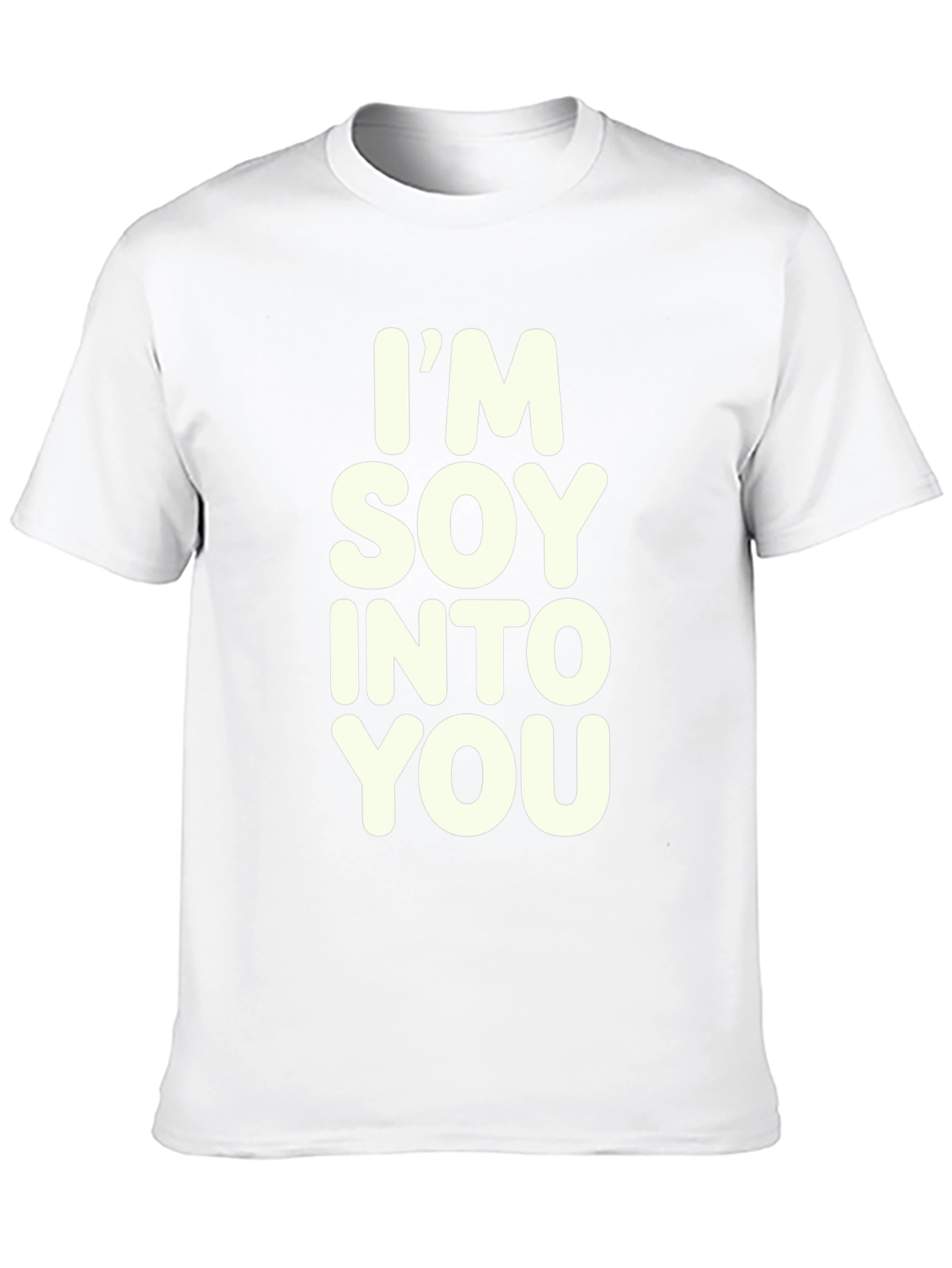 Black I'm Soy Into You Graphic Tee view 10