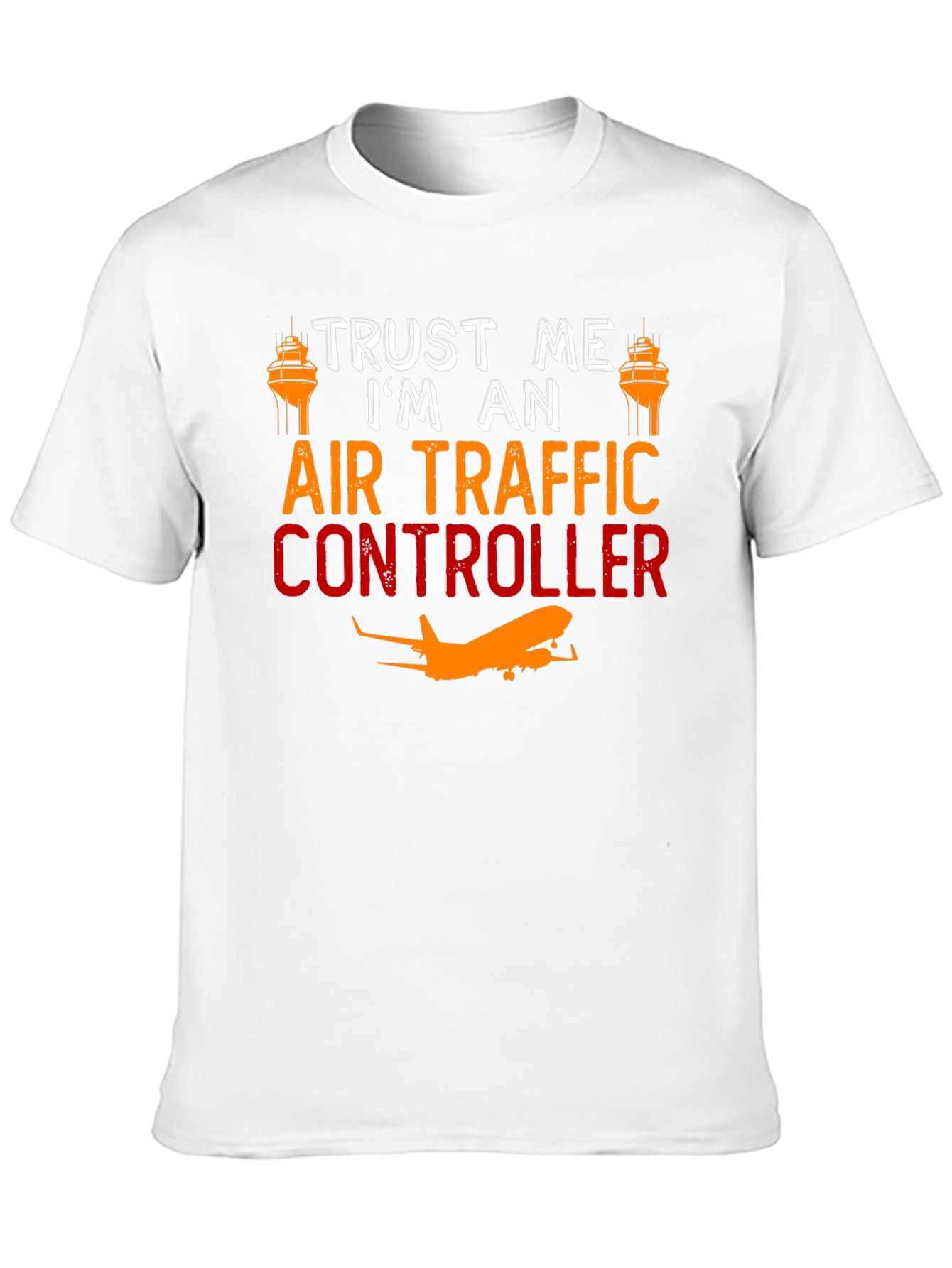 Black Air Traffic Controller T-Shirt - Funny Aviation Gift view 10