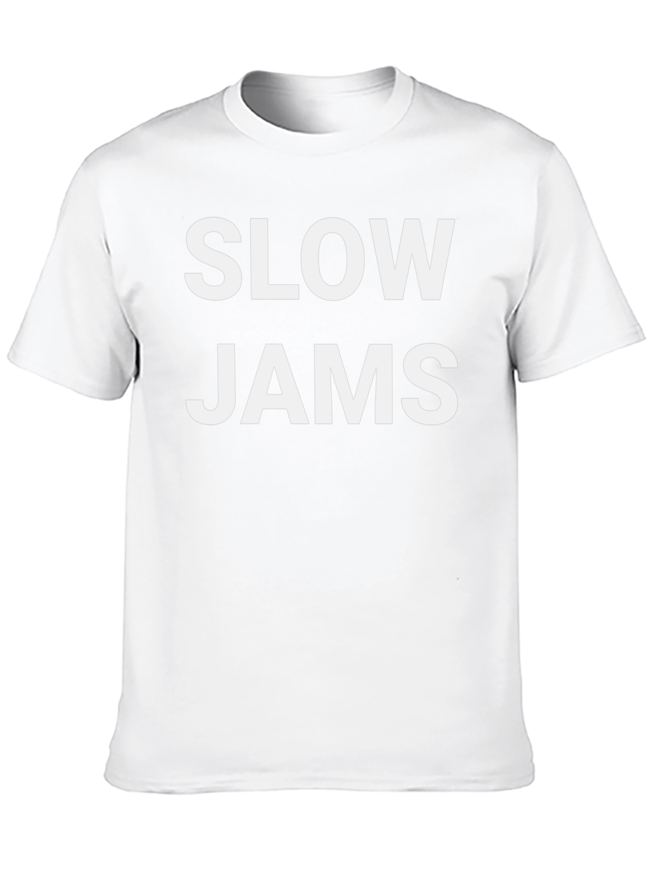 Black Slow Jams T-Shirt - Black Graphic Tee view 10