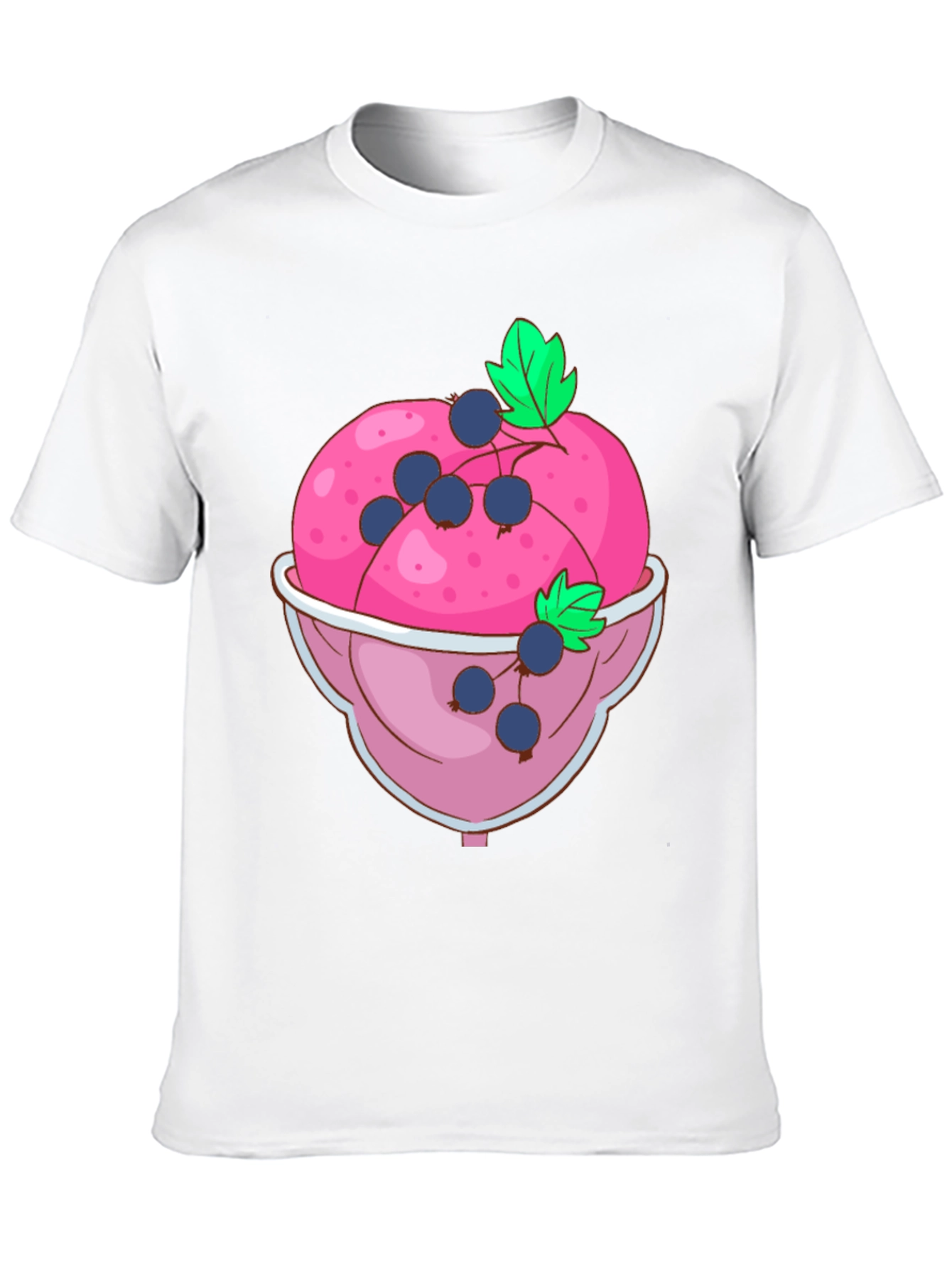 Black Ice Cream Bowl Graphic Tee view 10