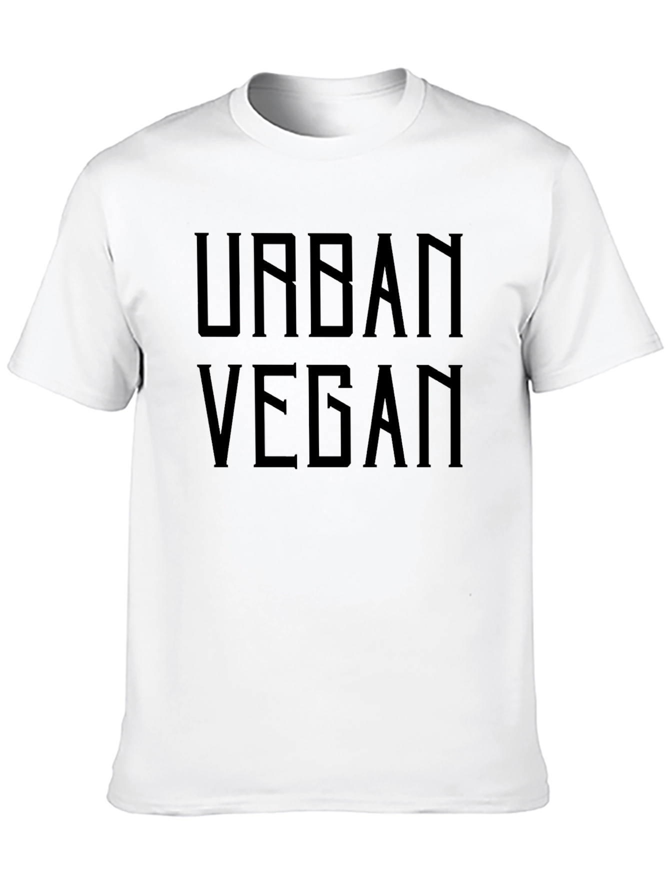 Black Urban Vegan Black T-Shirt view 10