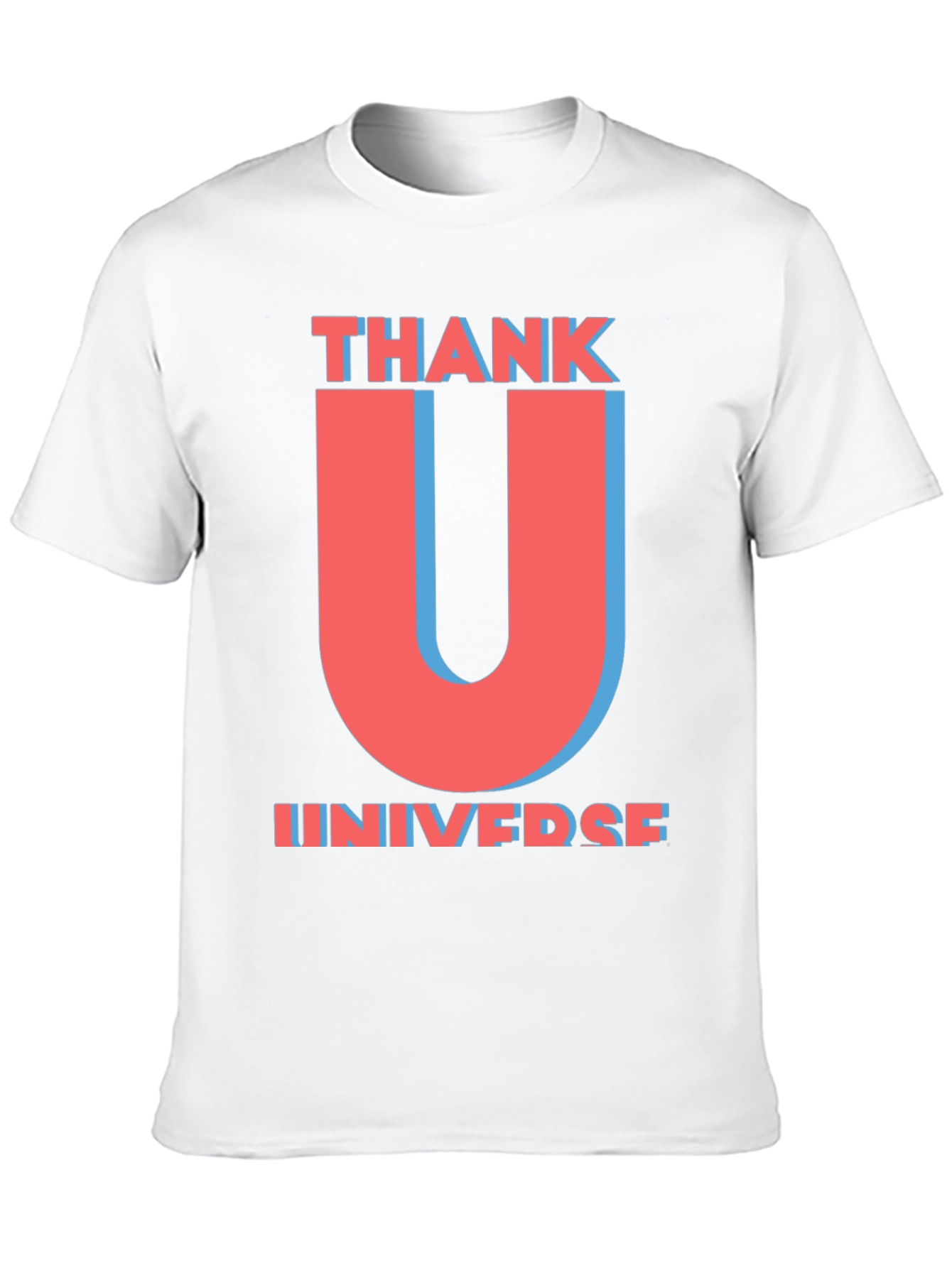 Black Thank U Universe Graphic T-Shirt - Trendy Black Tee view 10