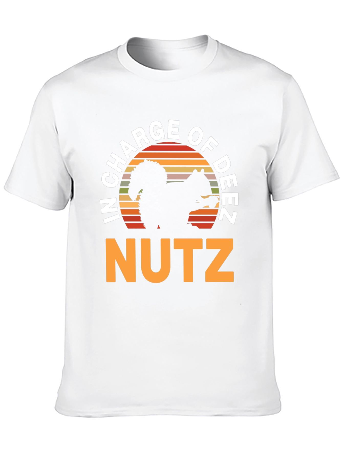 Black In Charge of Deez Nutz T-Shirt view 10