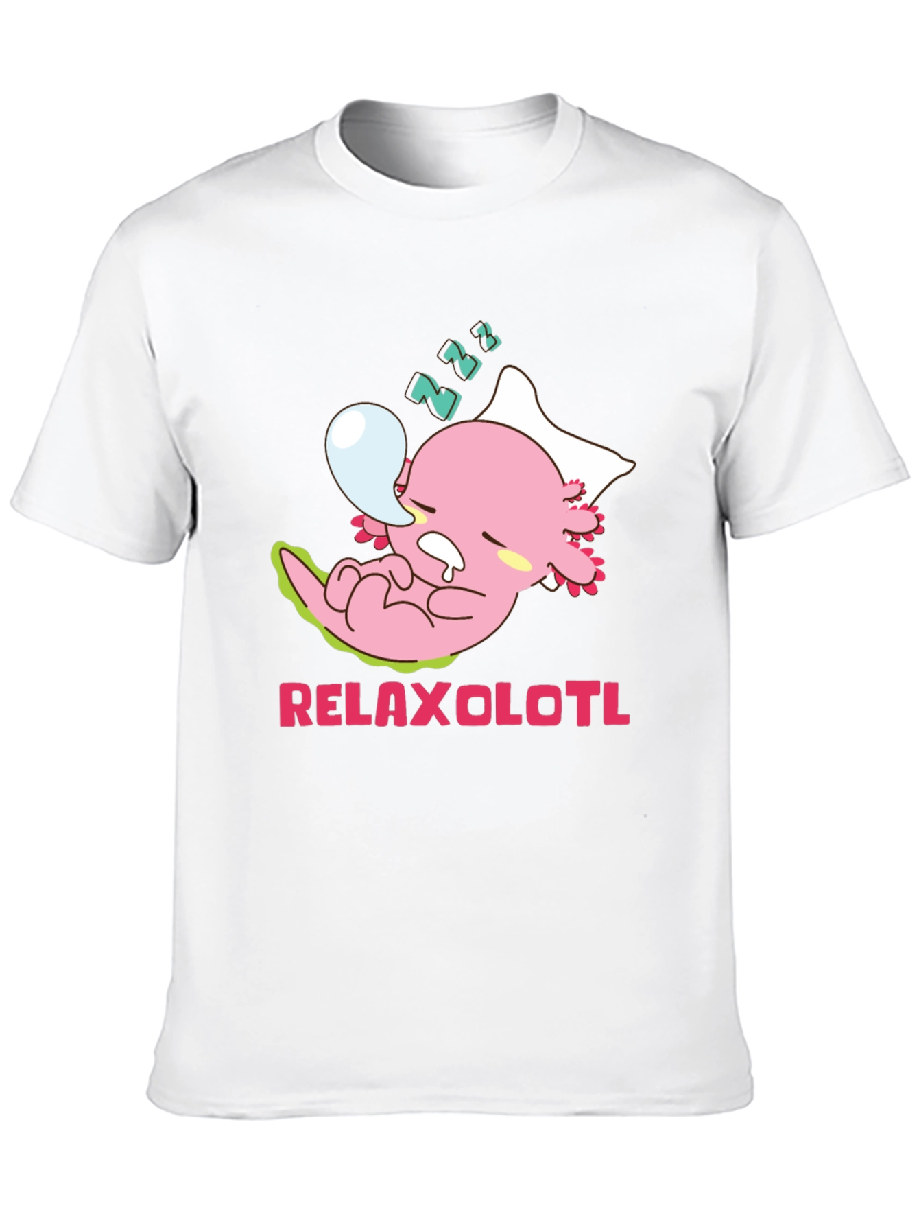 Relaxolotl T-Shirt - Kawaii Axolotl Tee - 10