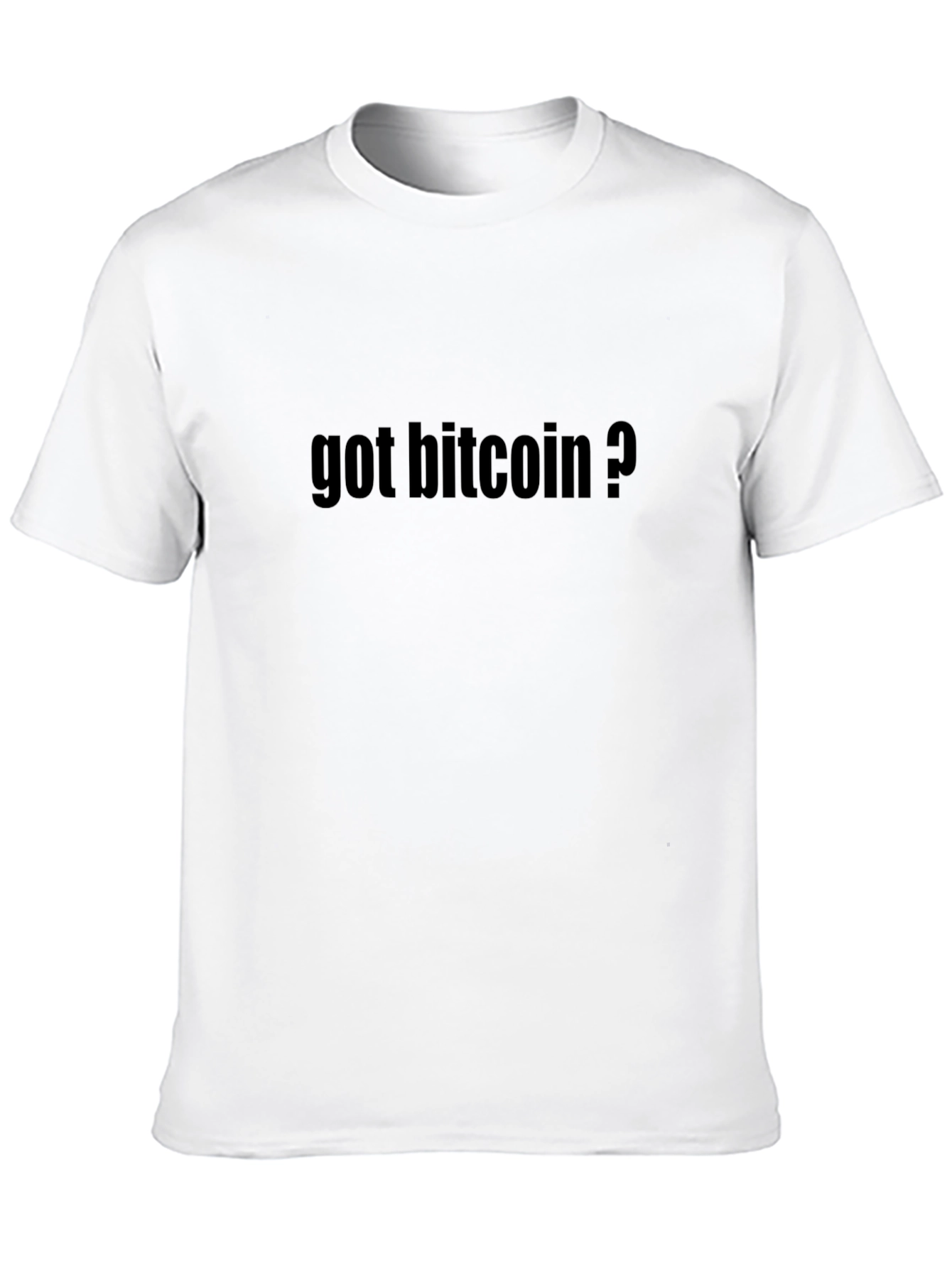 Black Got Bitcoin? Crypto T-Shirt - Black view 10