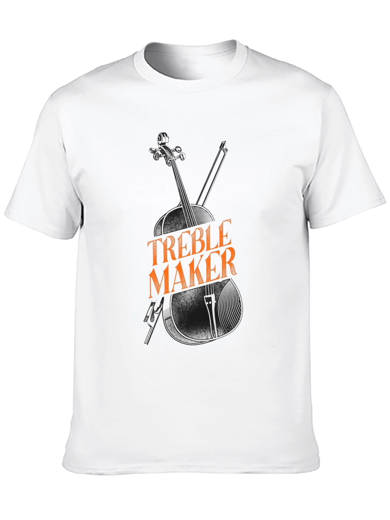 Black Treble Maker T-Shirt - Musical Humor Tee view 10