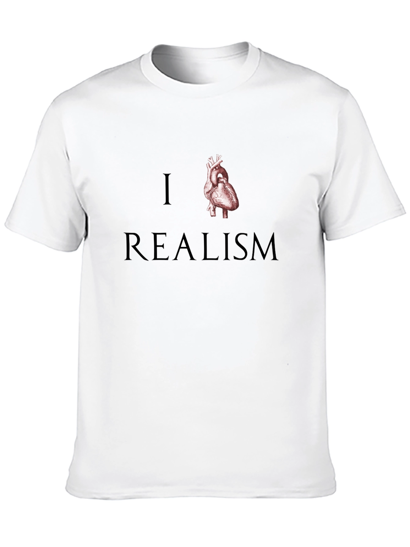 Black I Heart Realism Graphic T-Shirt view 10