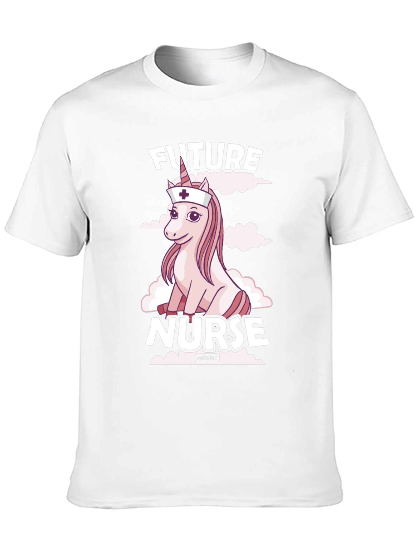 Black Future Nurse Unicorn T-Shirt - Funny Gift Idea view 10