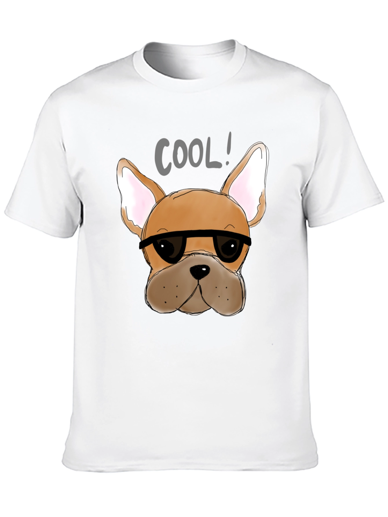 Black Cool Dog T-Shirt - Black view 10