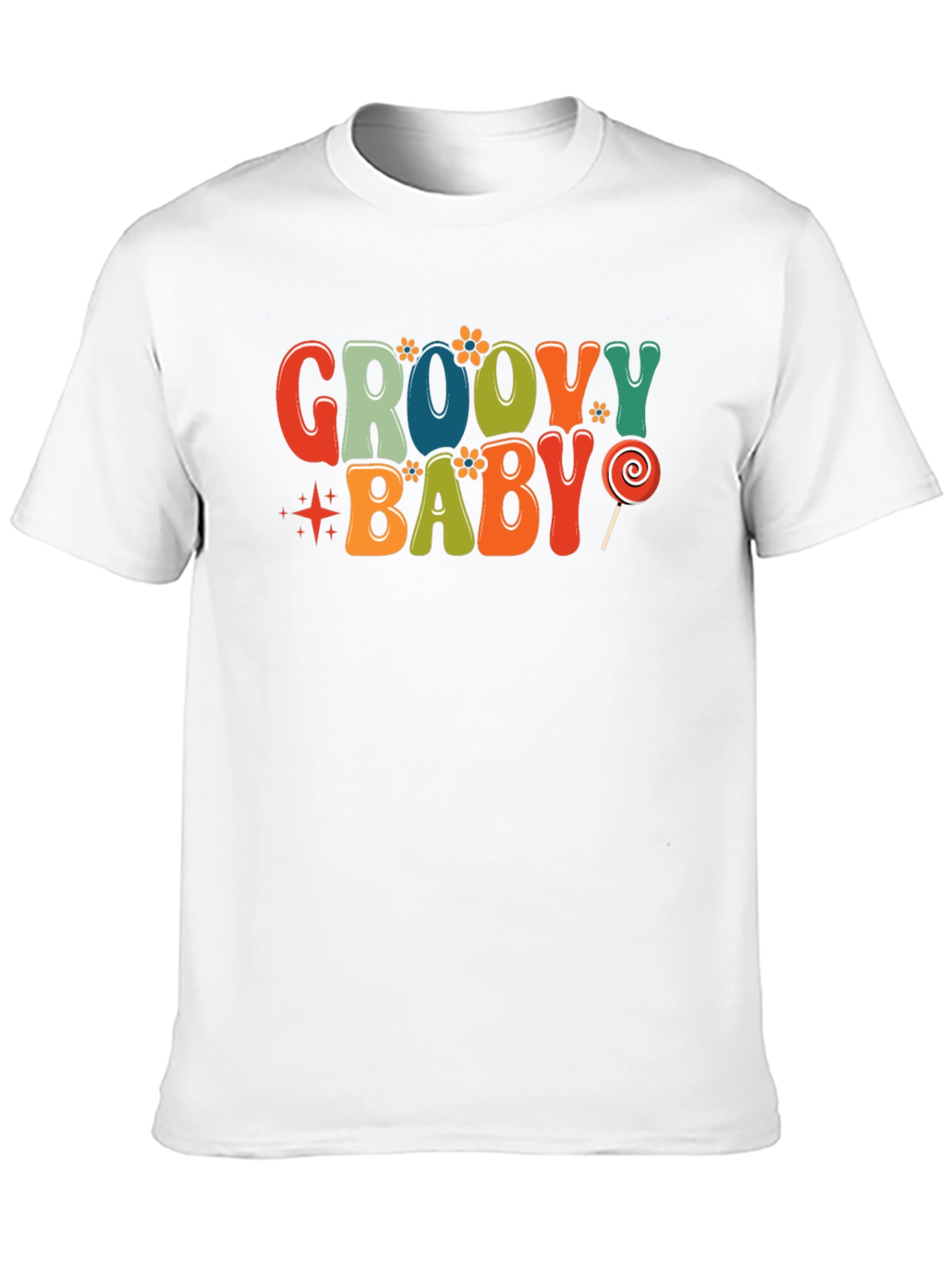 Black Groovy Baby Retro T-Shirt view 10