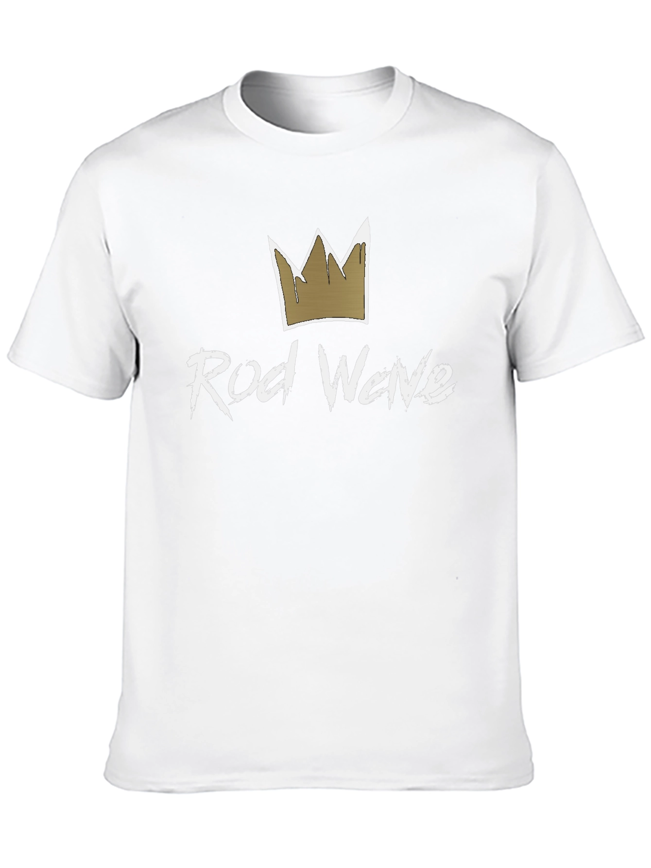 Black Rod Wave Crown Graphic Black T-Shirt view 10