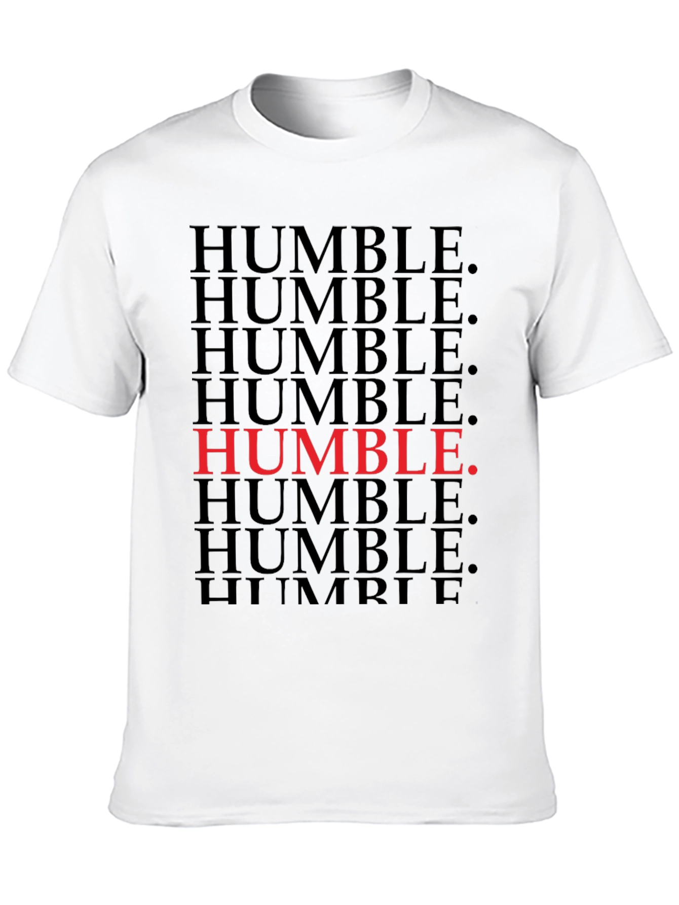 Black Humble T-Shirt - Bold Graphic Design view 10