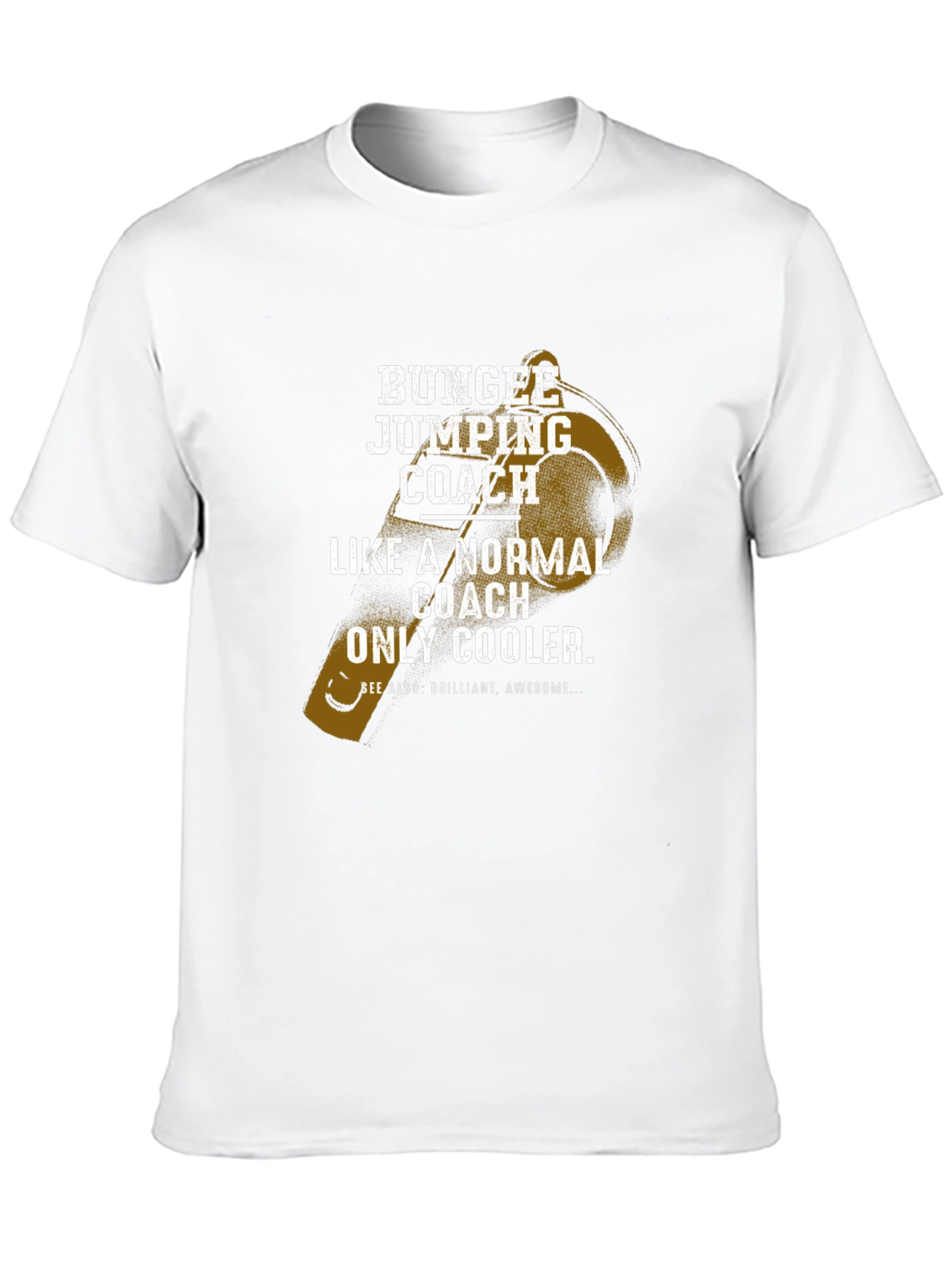 Bungee Jumping Coach Graphic Tee - Cool Coach Shirt - 10