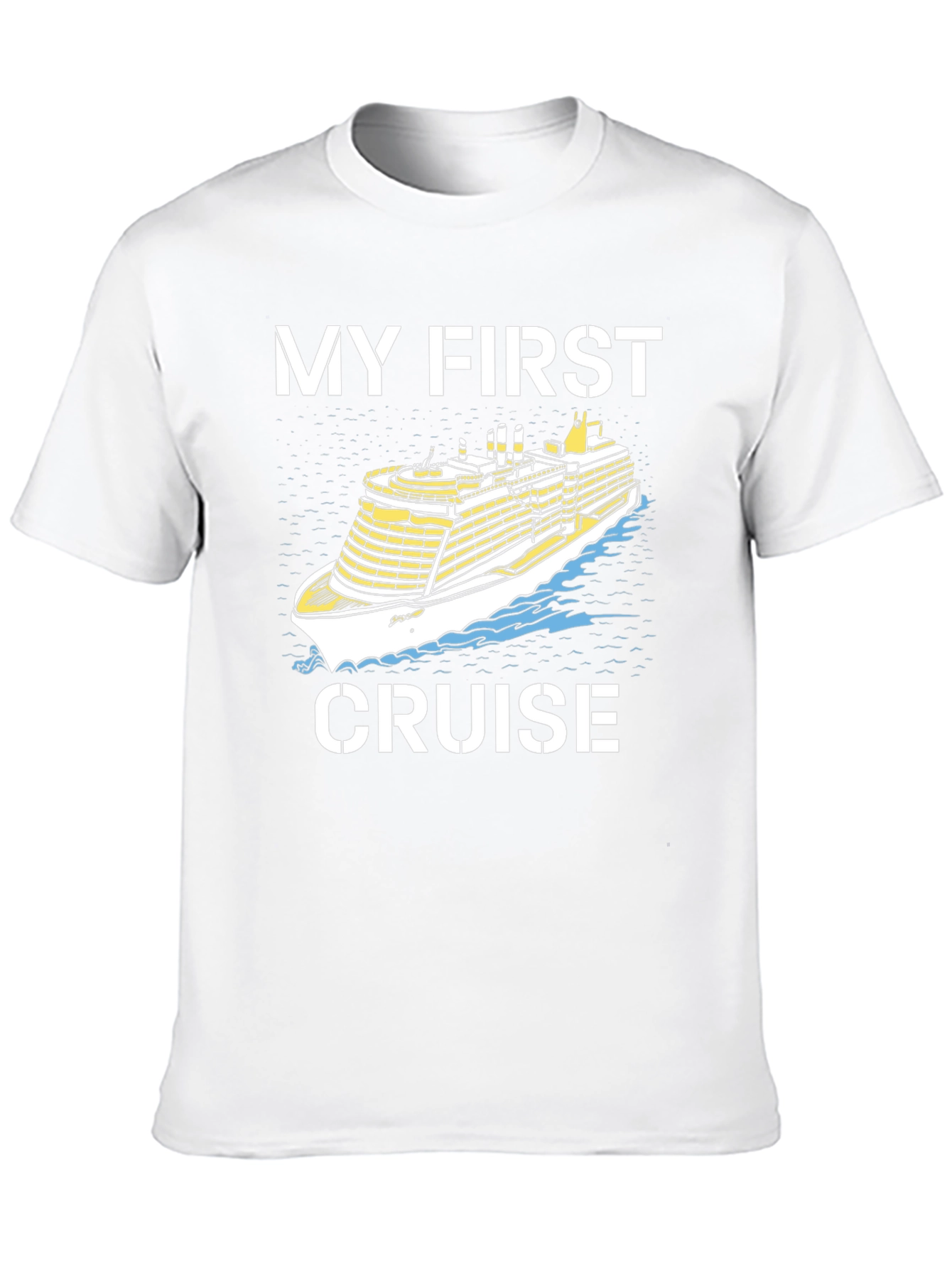 Black My First Cruise T-Shirt - Vacation Souvenir view 10