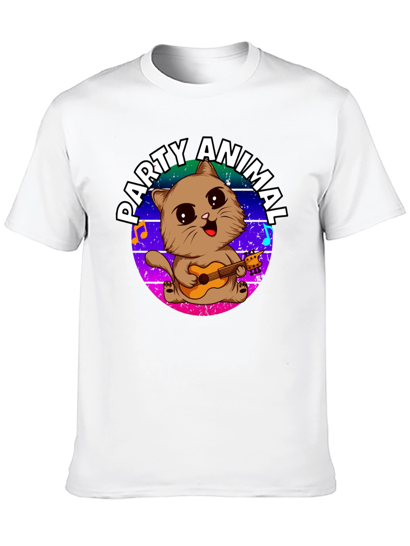 Black Party Animal Cat T-Shirt view 10