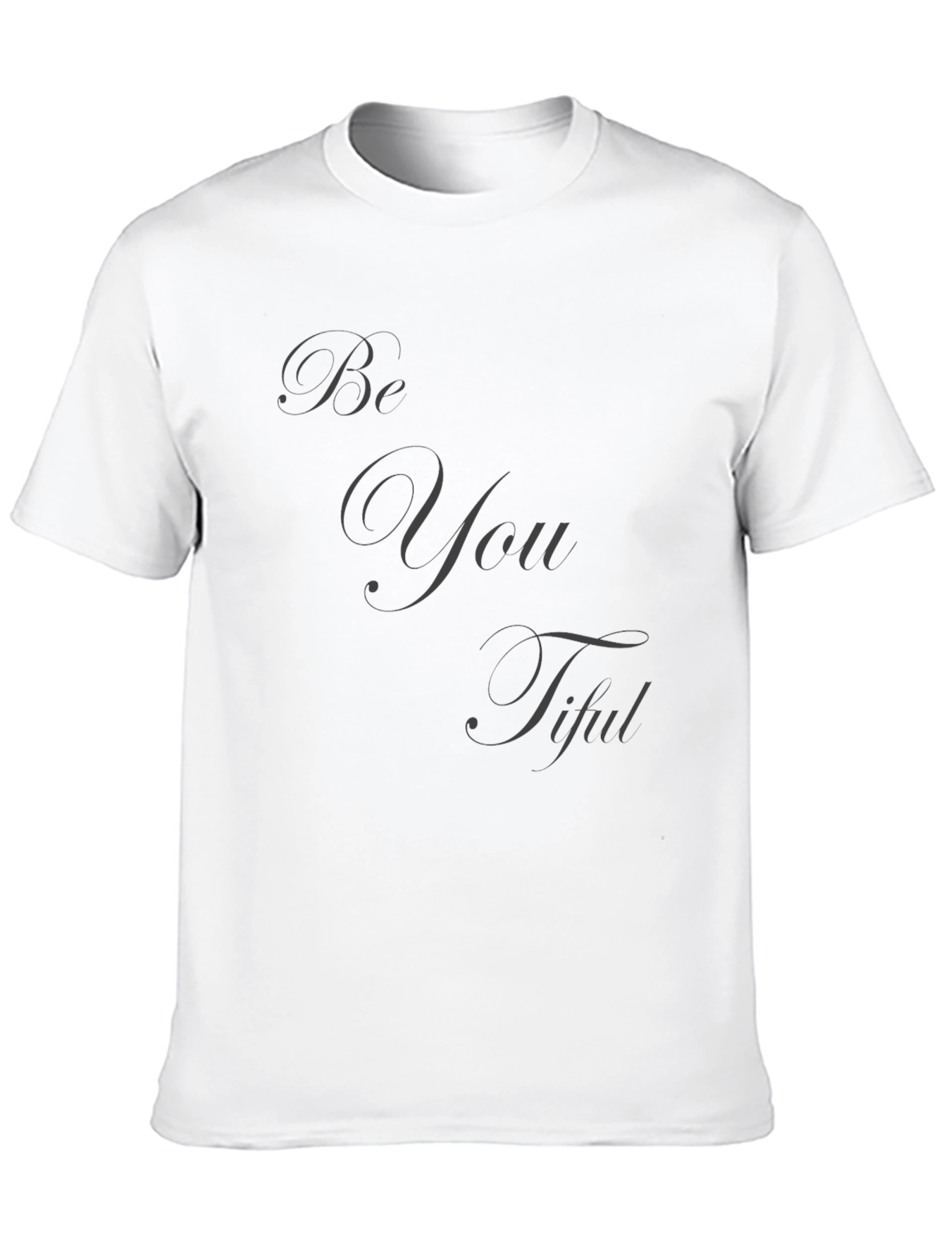 Black Be You Tiful Black Tee - Stylish Comfort view 10