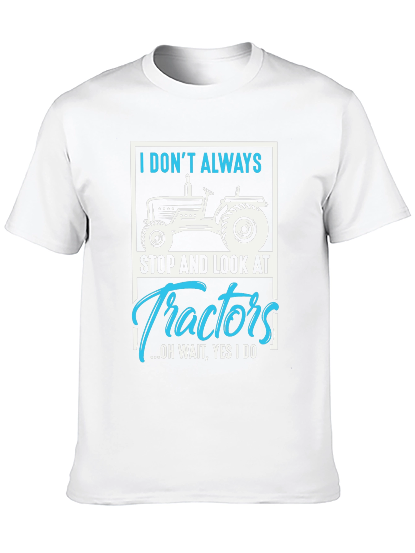 Black Tractor Lover Graphic Tee - "I Don't Always..." view 10