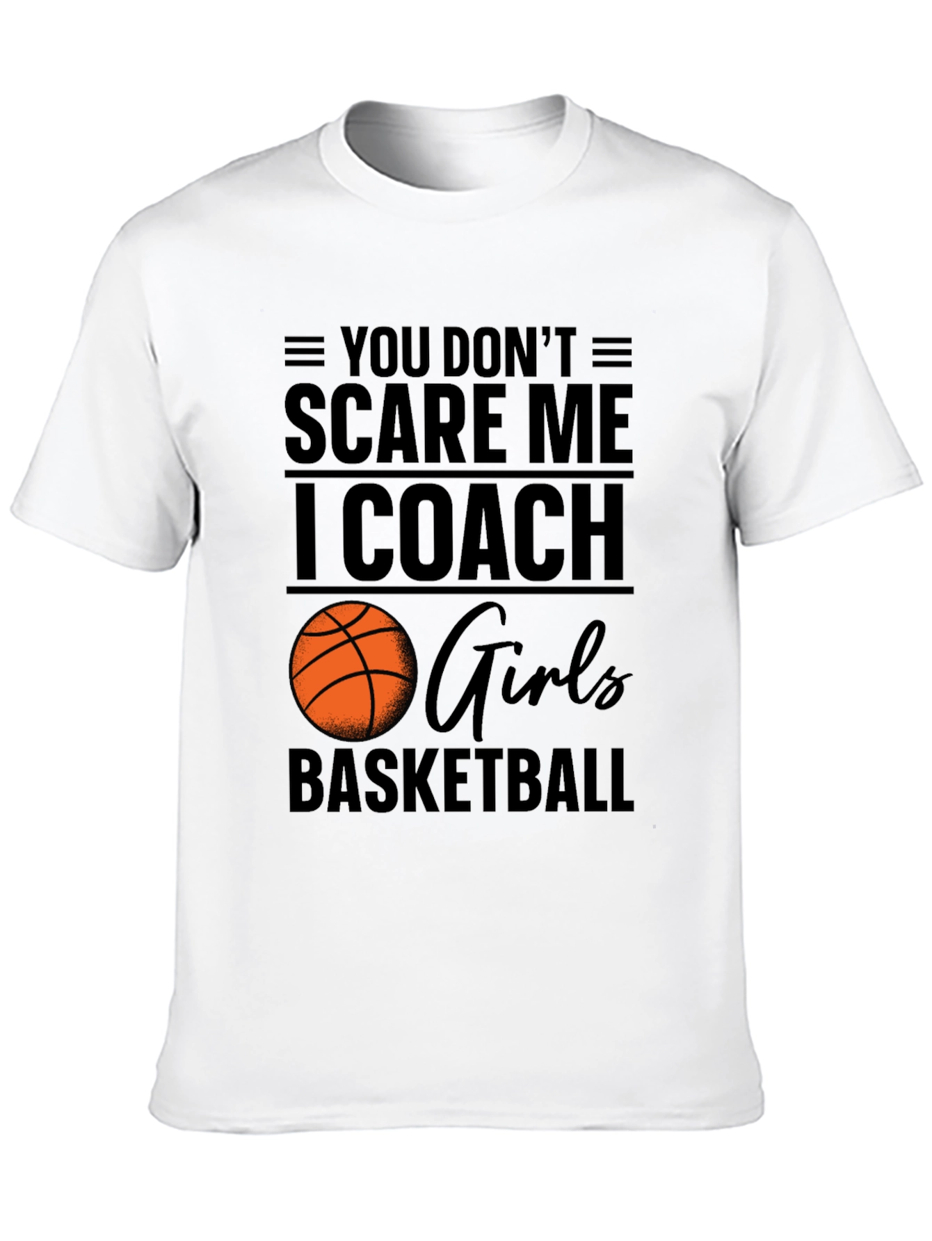 Black Girls Basketball Coach T-Shirt - Motivational Design view 10