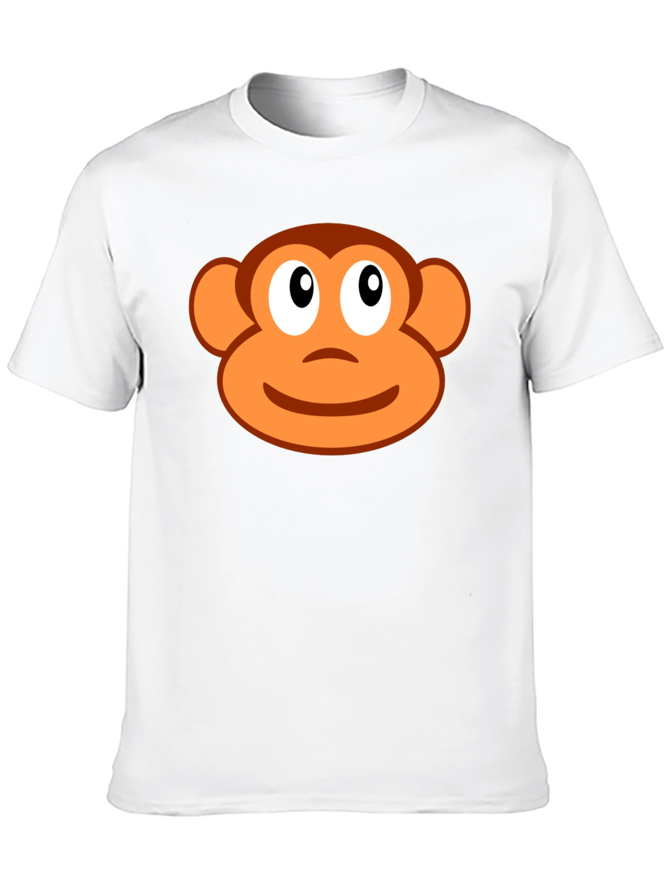 Black Monkey Face Graphic Black T-Shirt - Soft Cotton Blend view 10