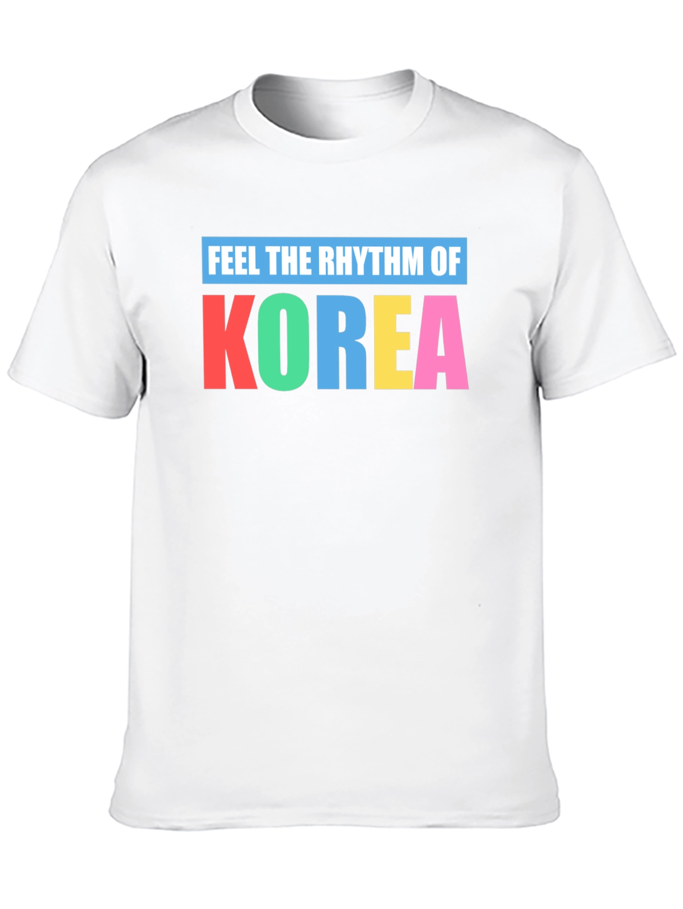 Black Feel the Rhythm of Korea T-Shirt view 10