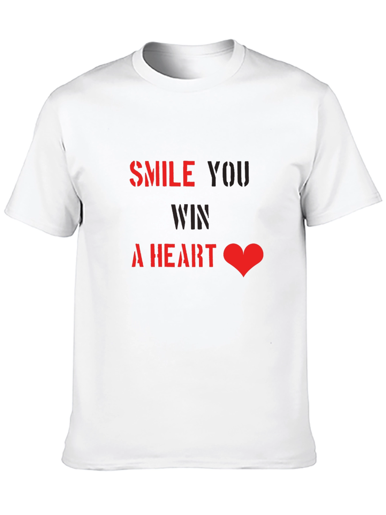 Black Smile Win a Heart T-Shirt view 10
