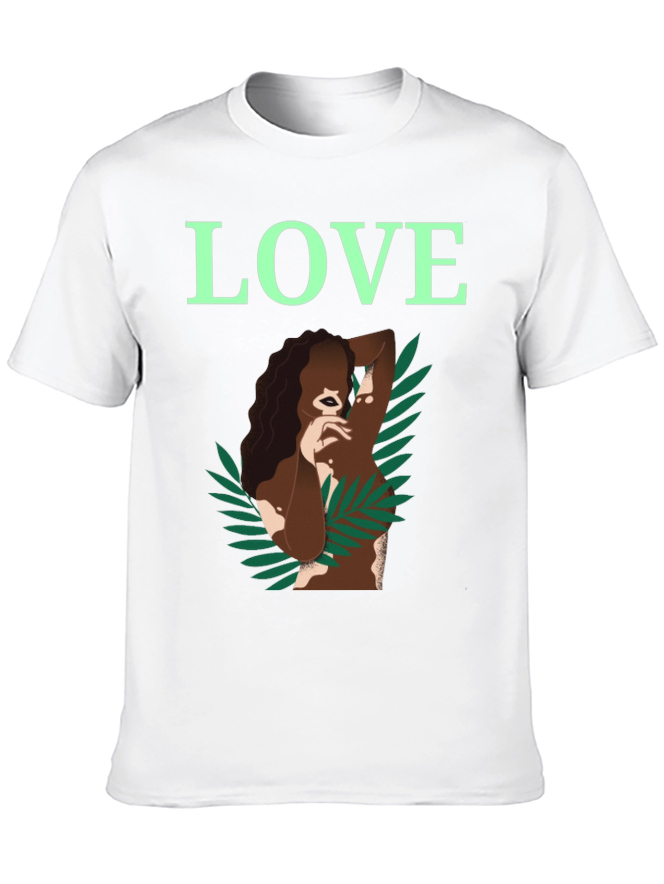 Black LOVE Graphic T-Shirt - Vitiligo Awareness view 10
