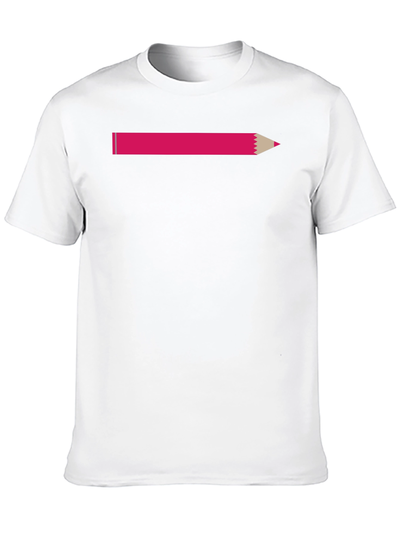 Black Pink Pencil Graphic T-Shirt - Casual Style view 10