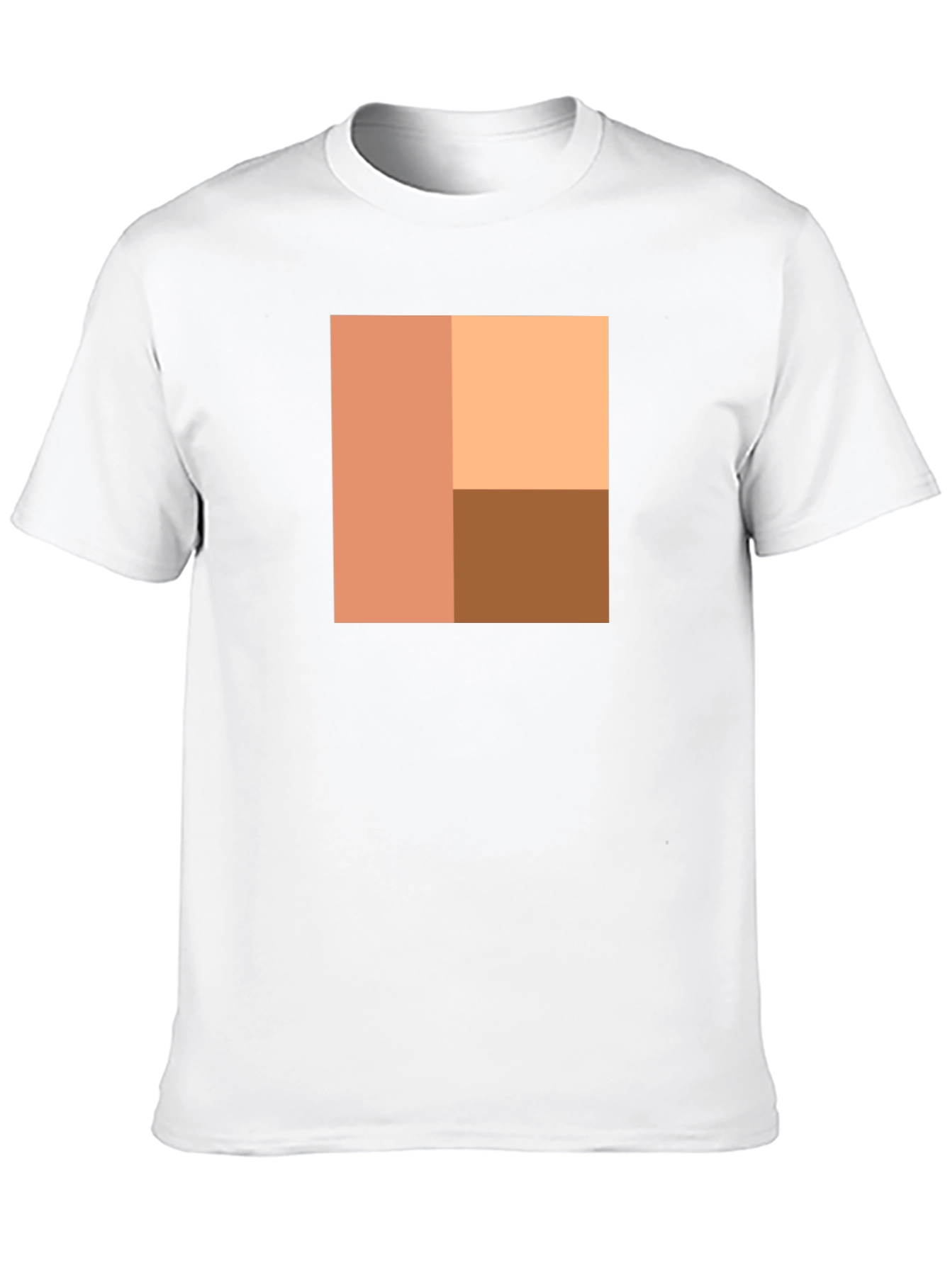 Black Modern Minimalist Geometric Graphic T-Shirt view 10