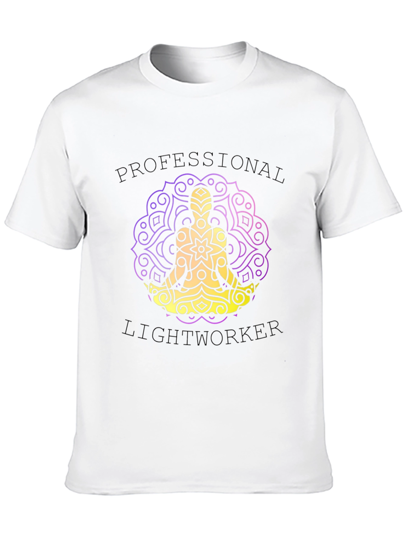 Black Professional Lightworker Graphic T-Shirt view 10