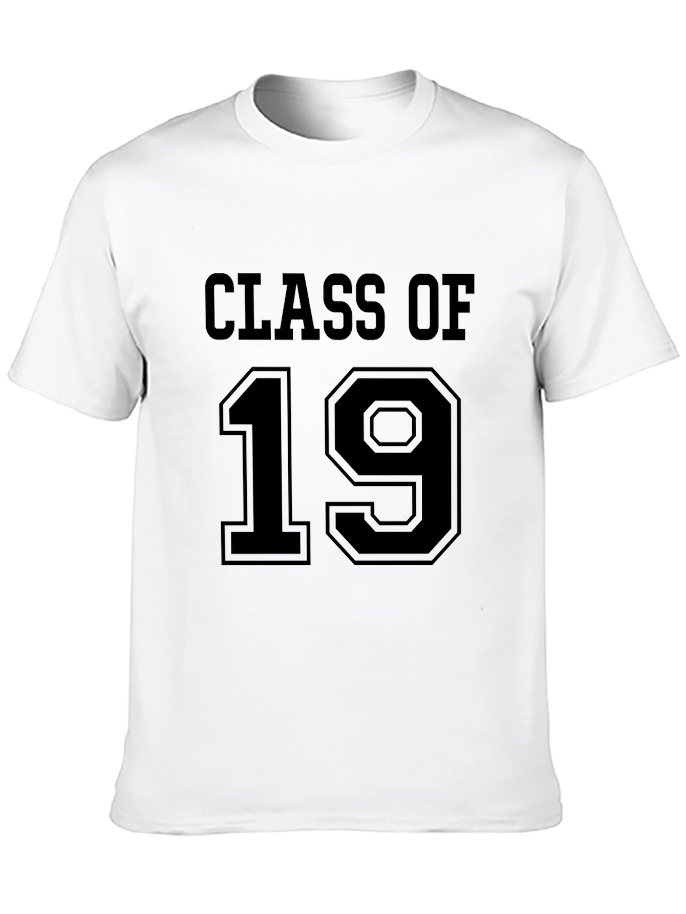 Black Class Of '19 Black Crew Neck T-Shirt view 10