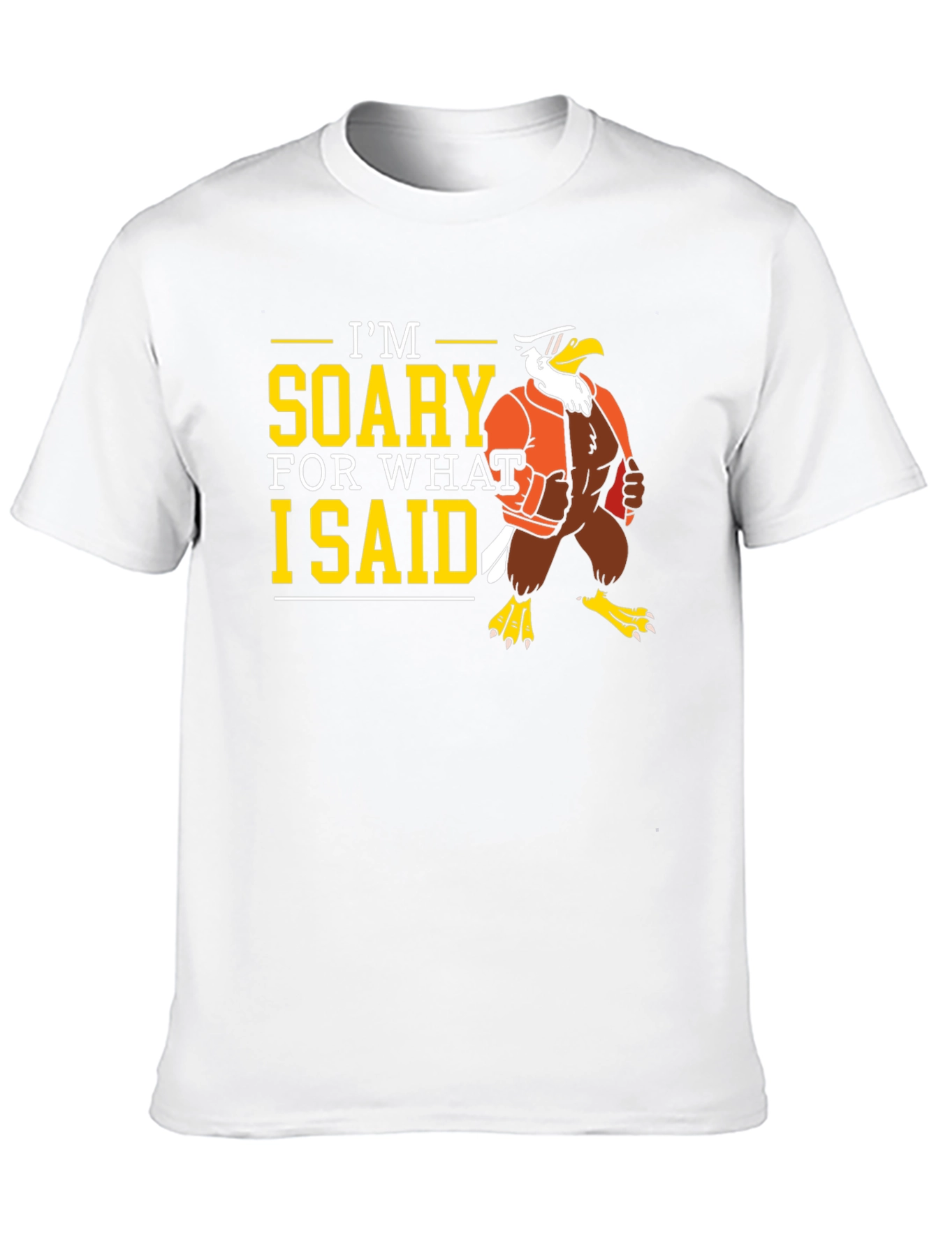 Black I'm Soary Funny Graphic T-Shirt view 10