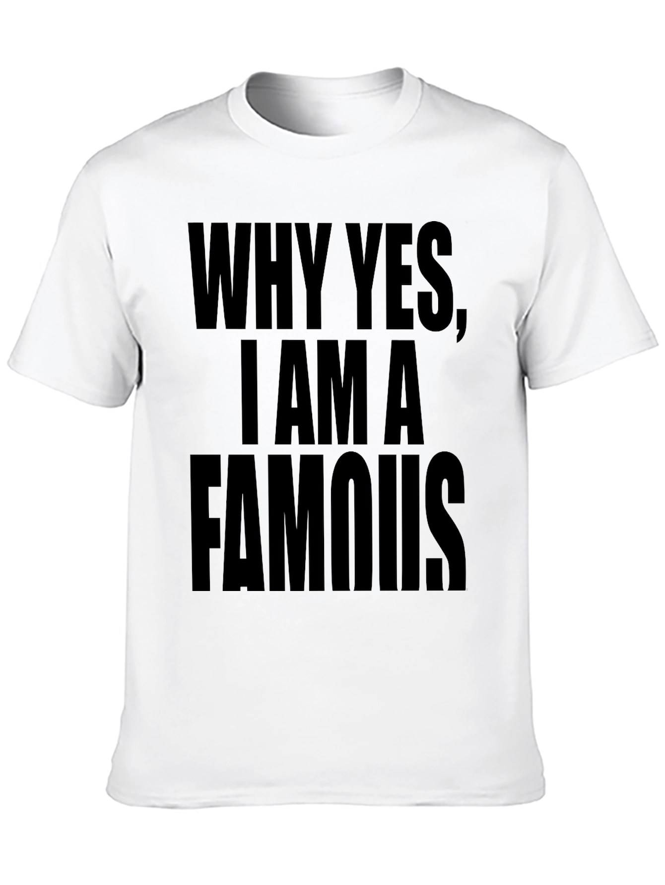 Black Funny Famous T-Shirt view 10