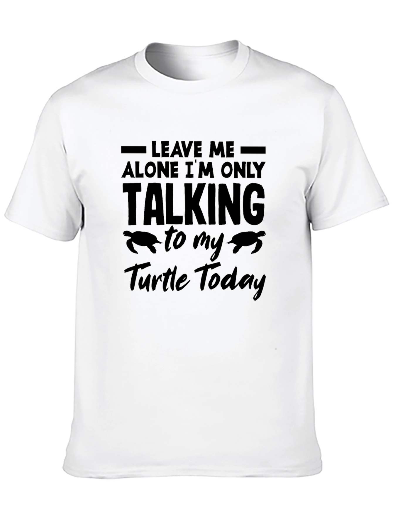 Black Leave Me Alone Turtle T-Shirt view 10