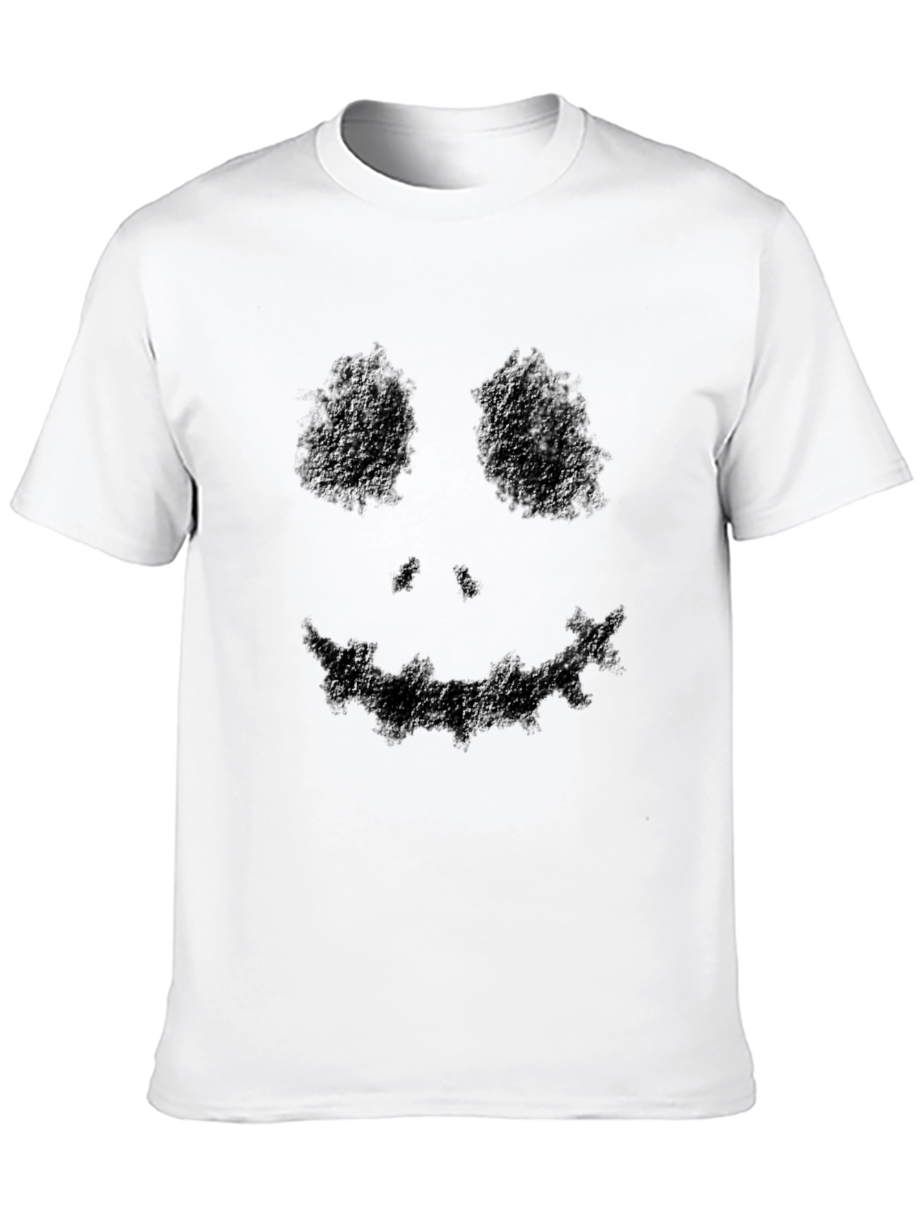 Spooky Smile Graphic Black T-Shirt - 10