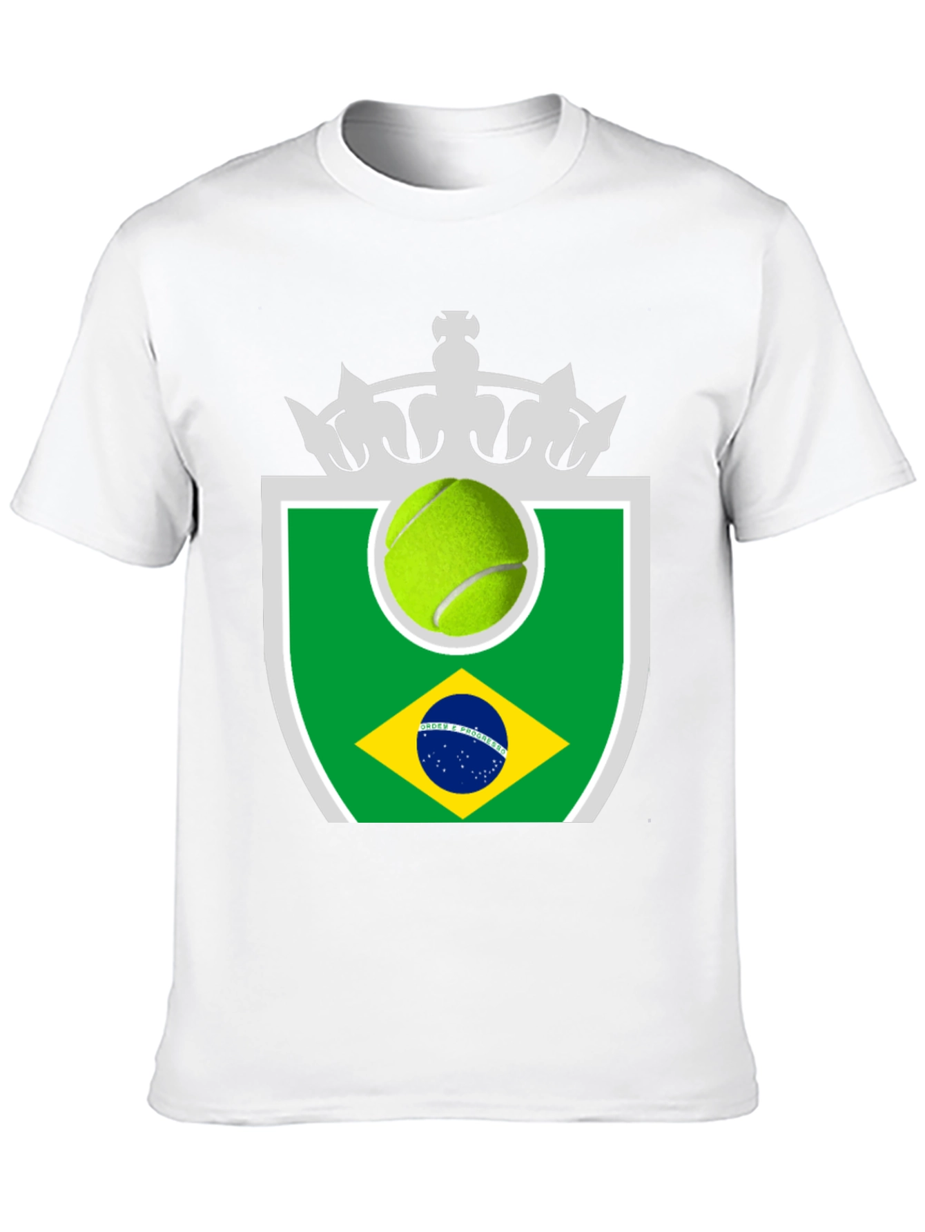 Black Brazil Tennis T-Shirt view 10