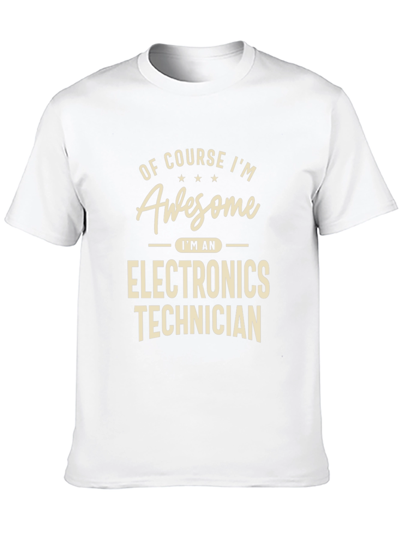 Black Awesome Electronics Technician T-Shirt view 10