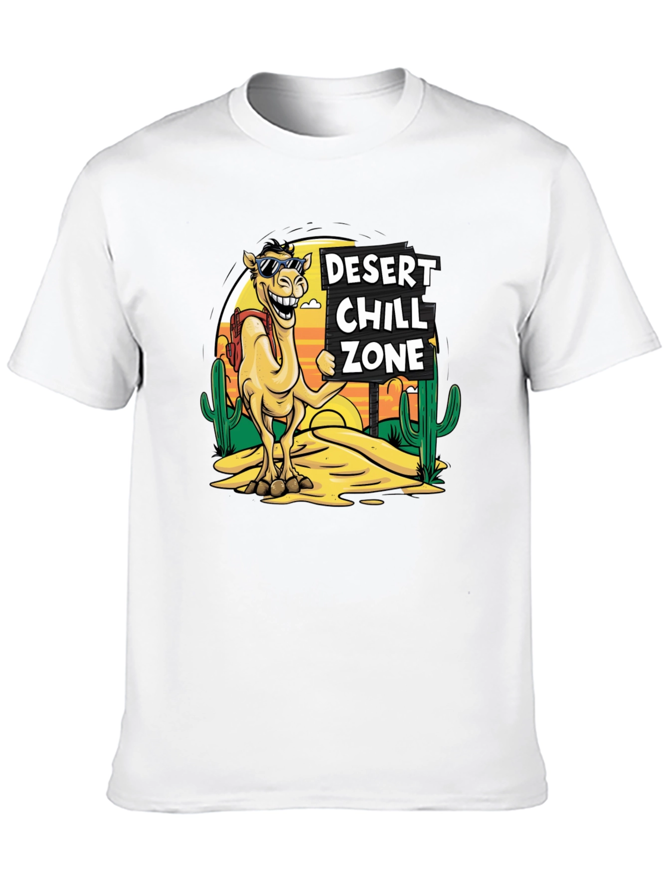 Black Desert Chill Zone Camel T-Shirt - Black view 10