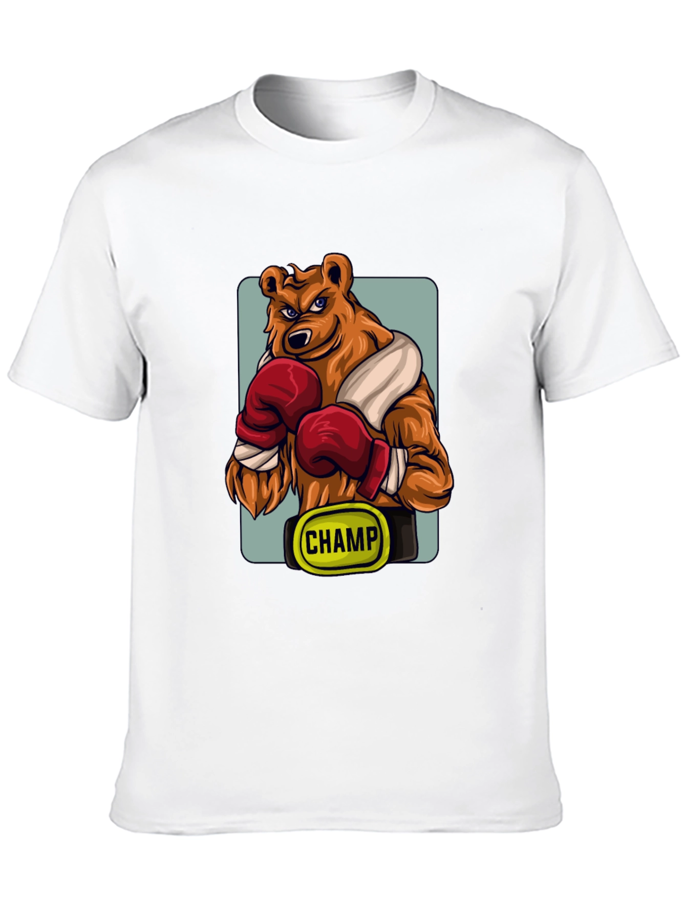 Black Boxing Bear Champ Graphic T-Shirt view 10