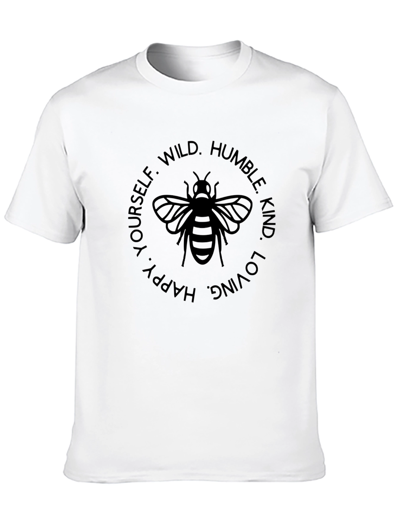 Black Bee Yourself Graphic T-Shirt - Humble, Kind, Loving Tee view 10