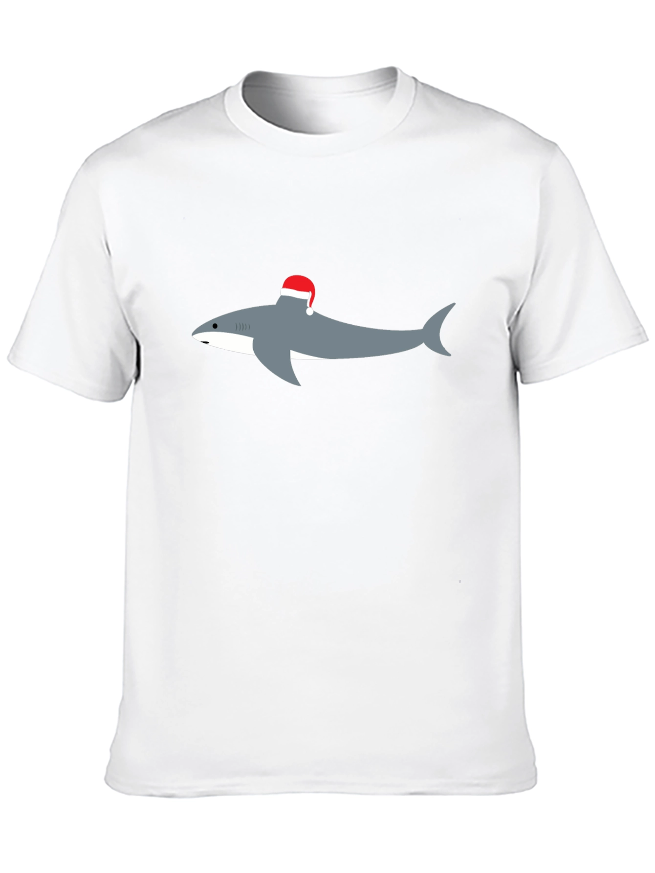 Black Shark Christmas T-Shirt - Holiday Gift view 10