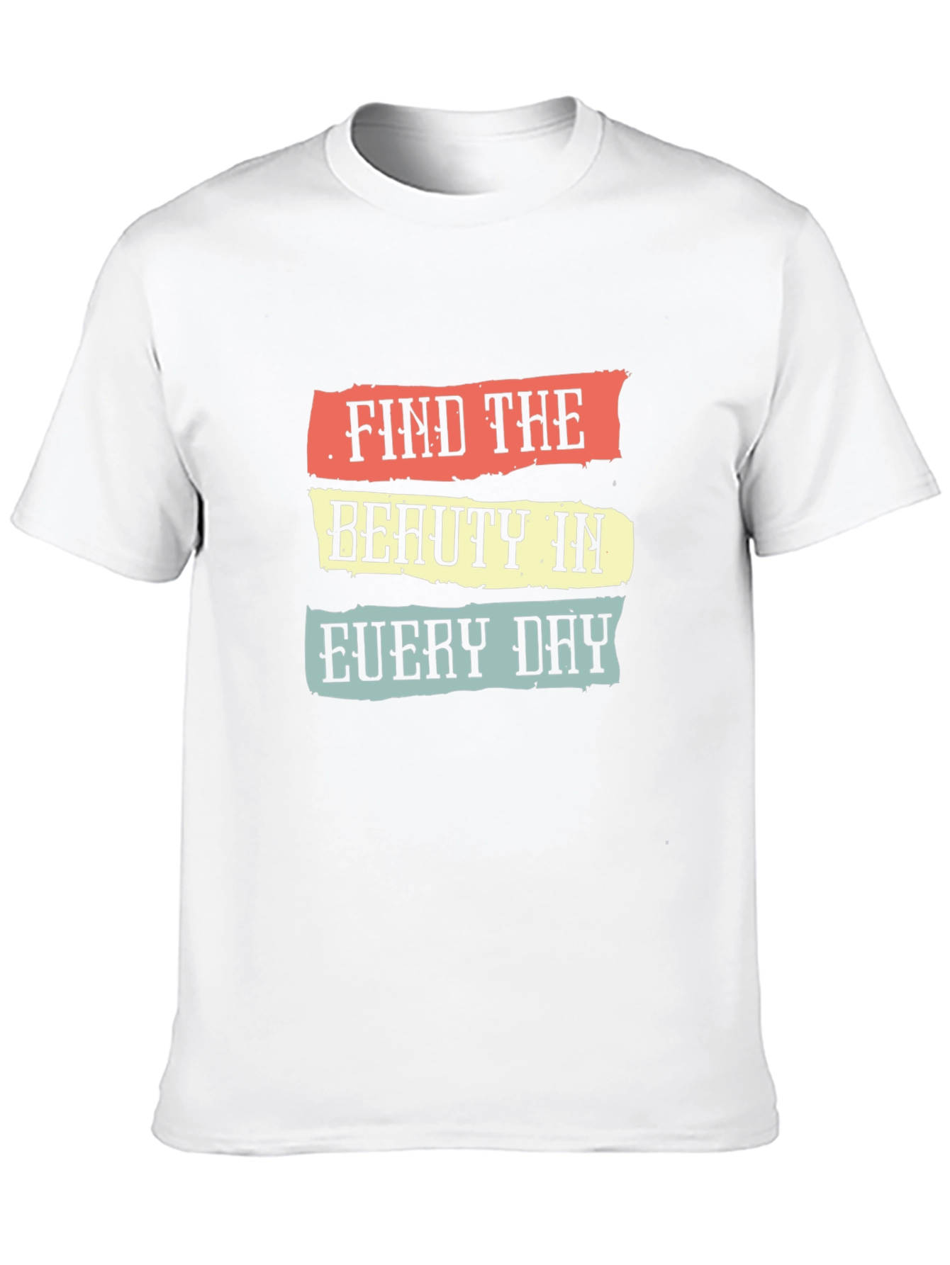 Black Find the Beauty T-Shirt - Inspirational Graphic Tee view 10