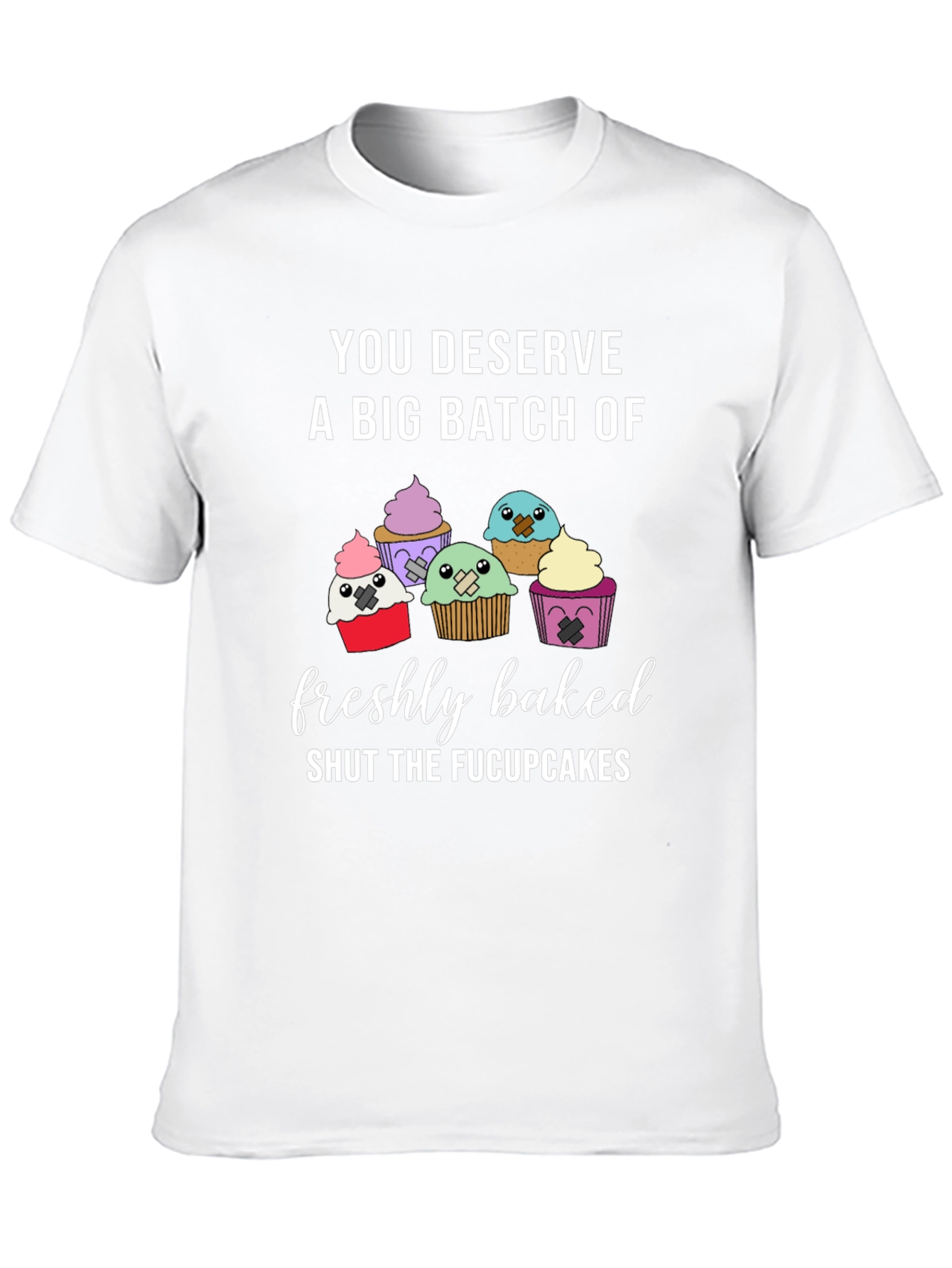 Black Shut The Fucupcakes Graphic Tee view 10