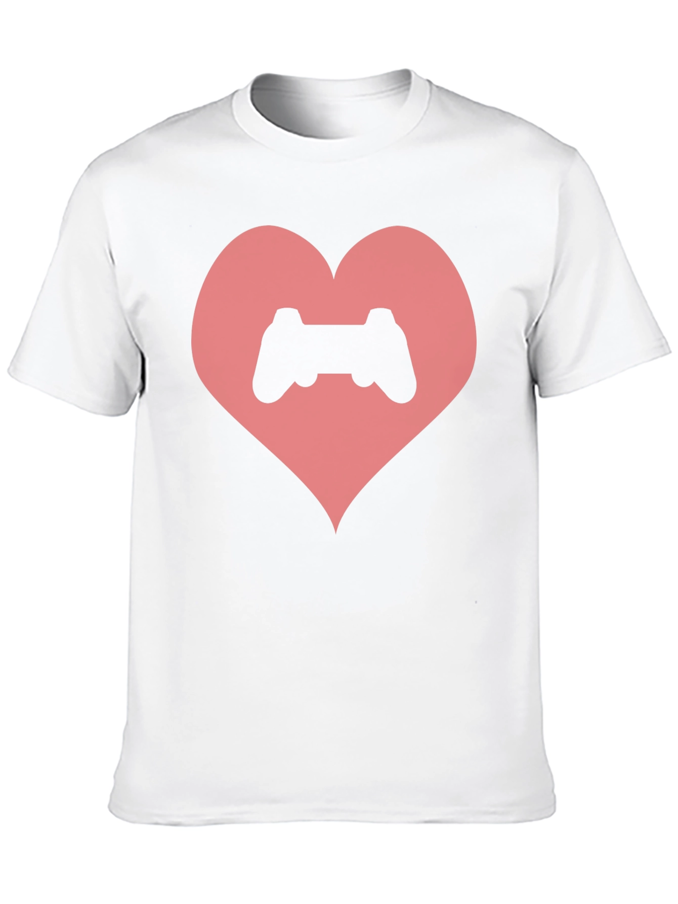 Black Gamer Heart T-Shirt - Love Gaming Tee view 10
