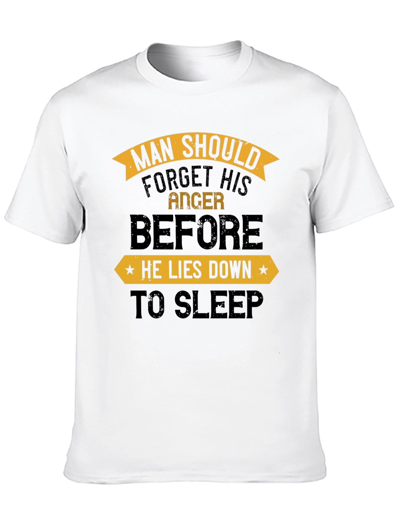 Black Man Should Forget Anger Before Sleep T-Shirt view 10