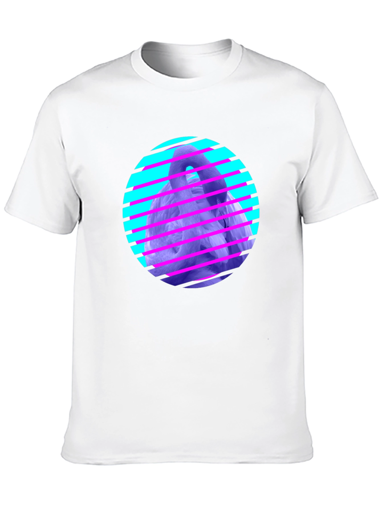 Black Retro Wave Gorilla Graphic Tee - Black Cotton view 10