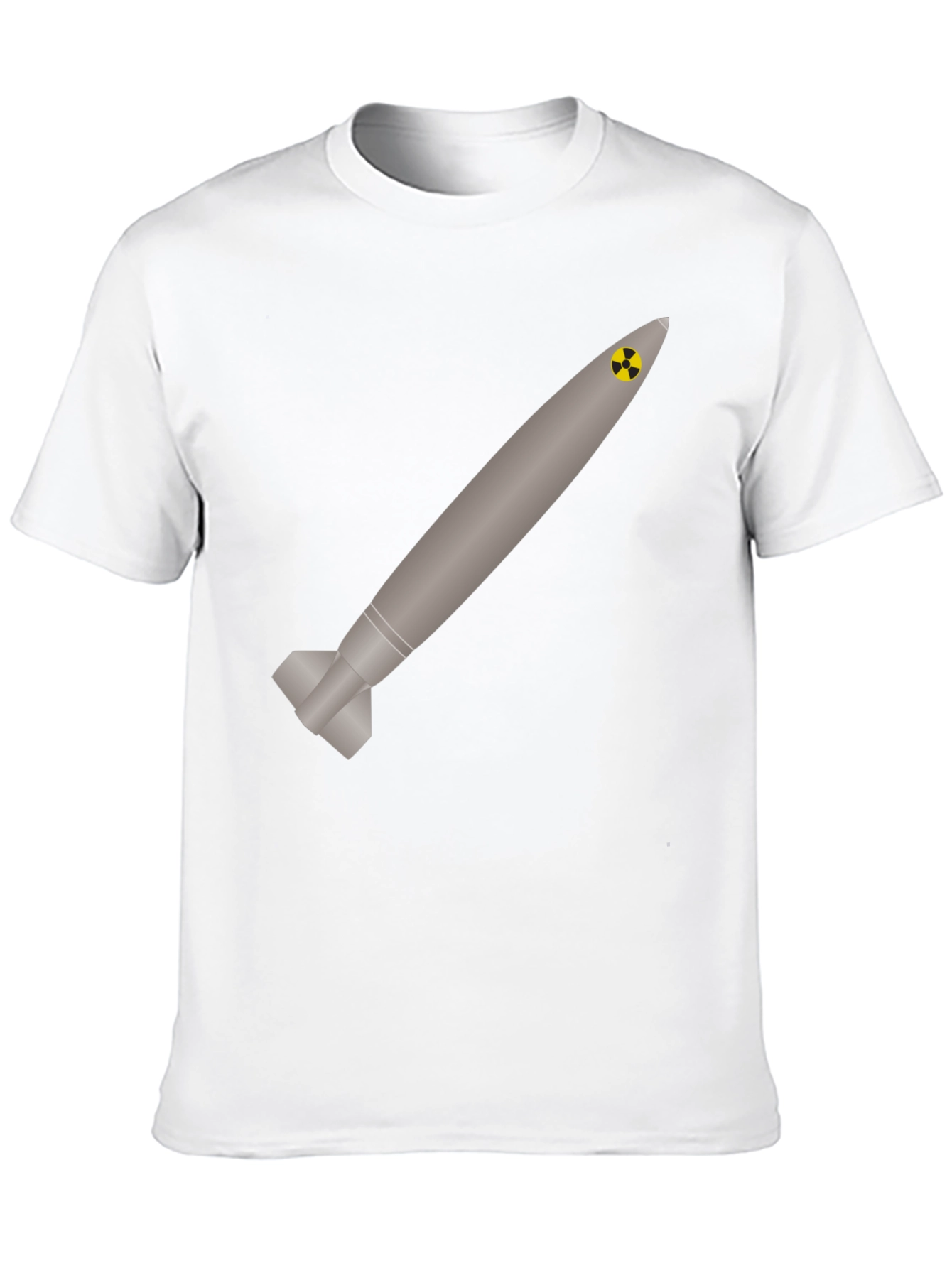 Black Nuclear Missile Graphic Tee - Black view 10